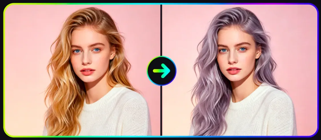 How Does an AI Hair Color Changer Work?