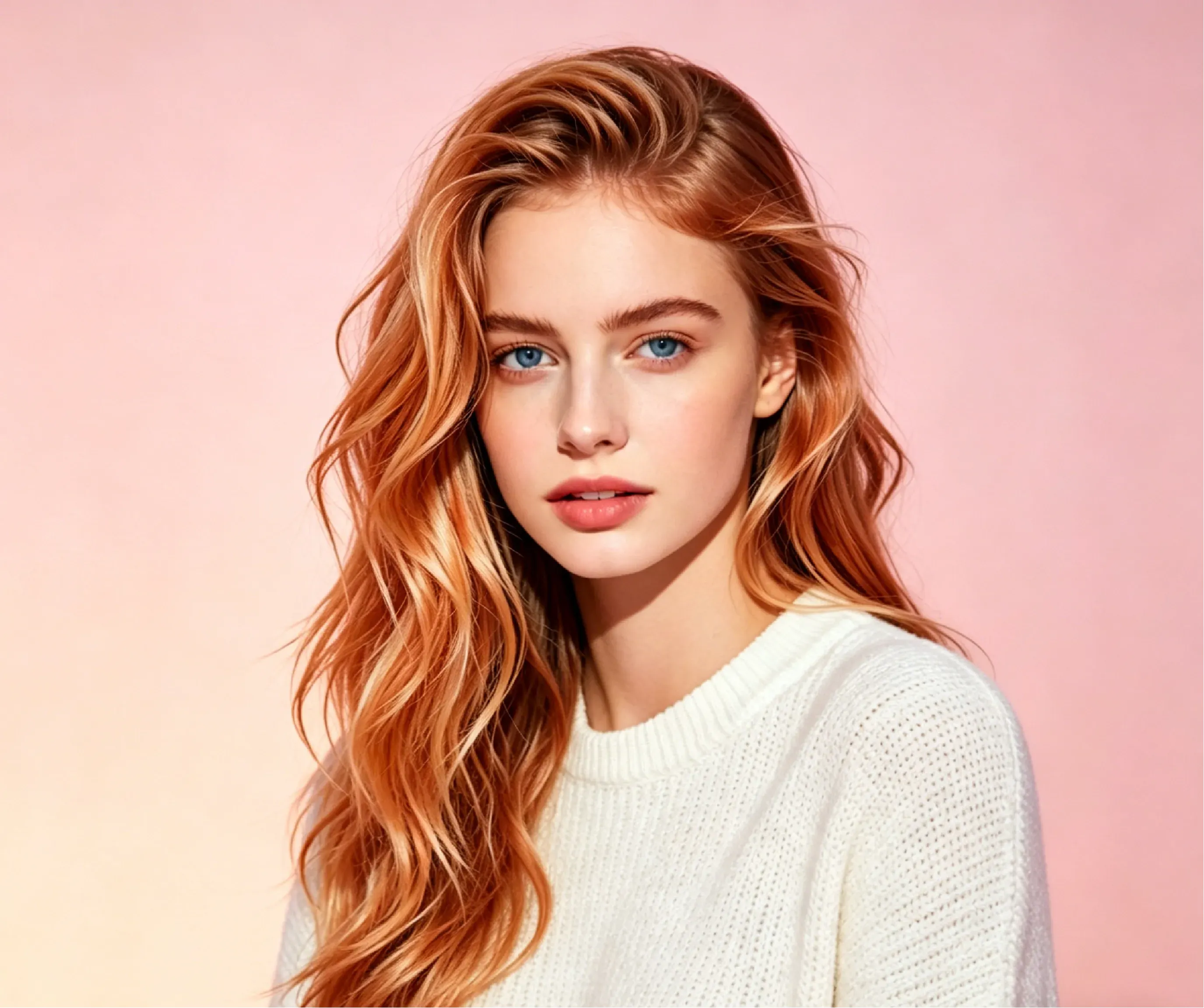 Cowboy Copper Balayage Hair Color