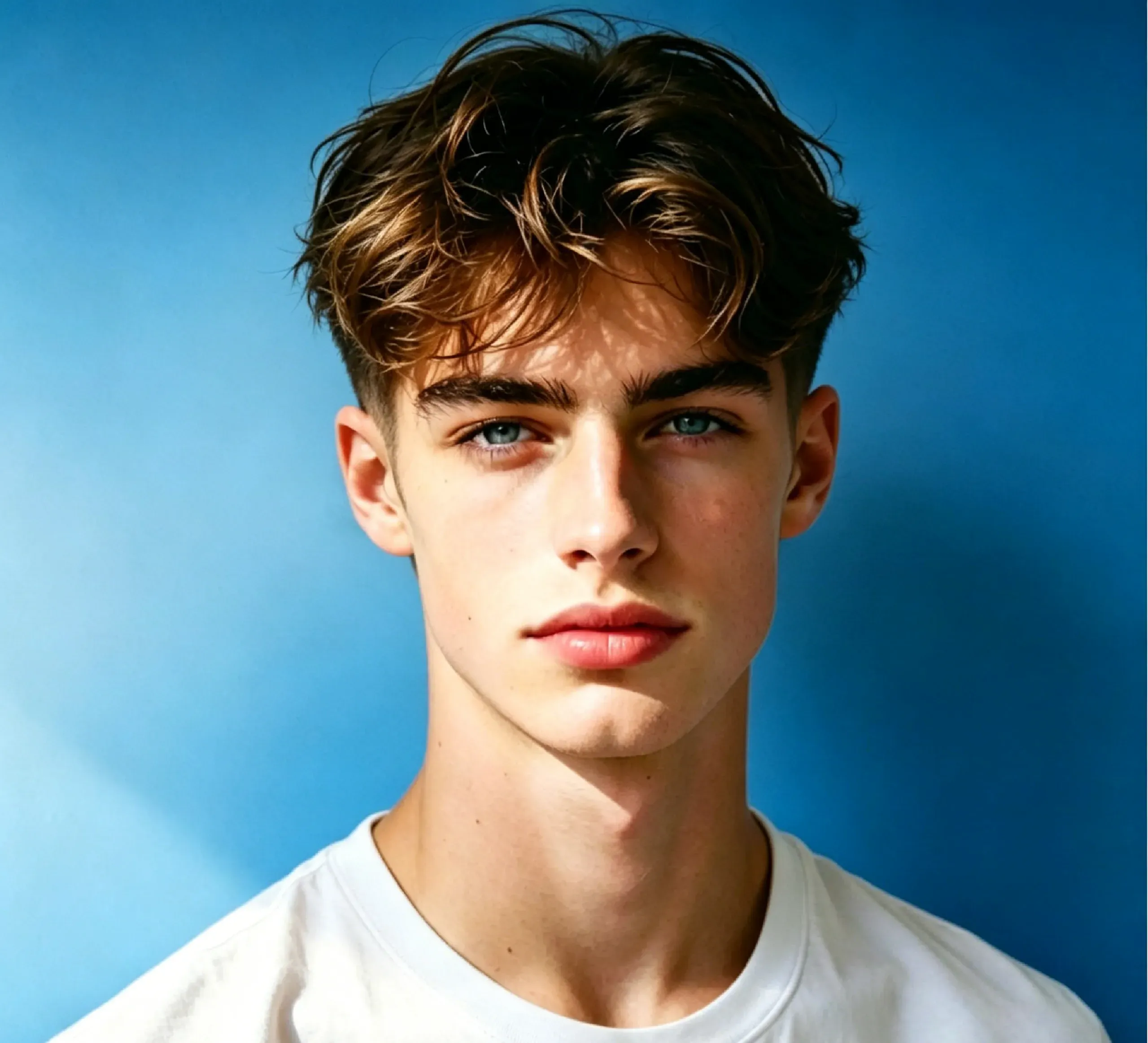 Messy Tapered Fade Hair Style