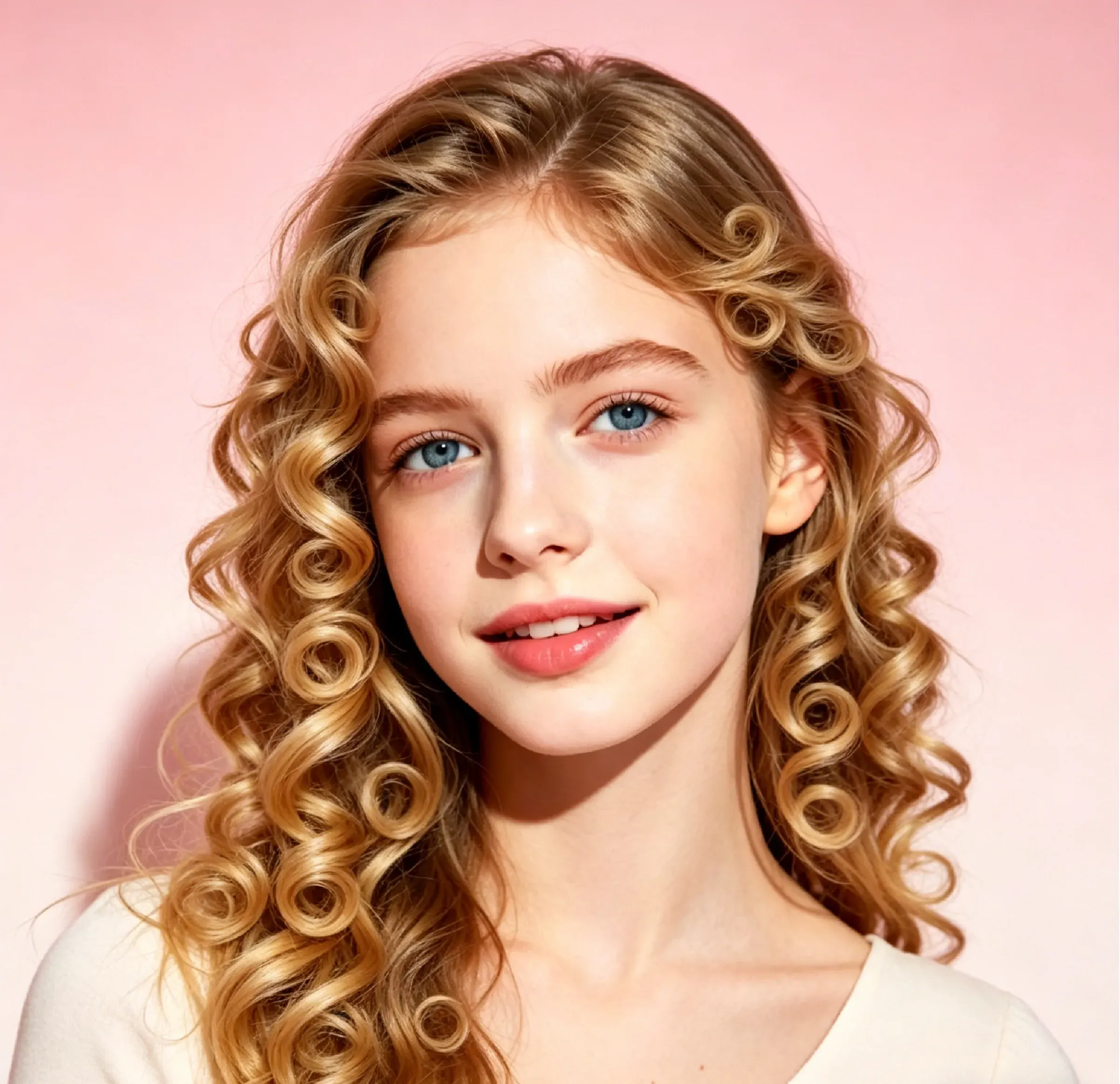 Spiral Perm Hair Style