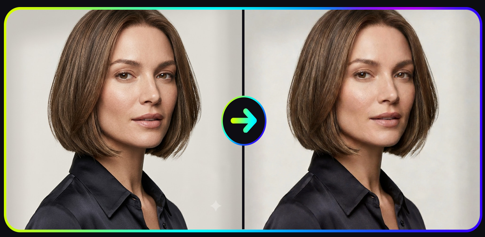 before and after Gemini watermark remover cleaning AI generated image