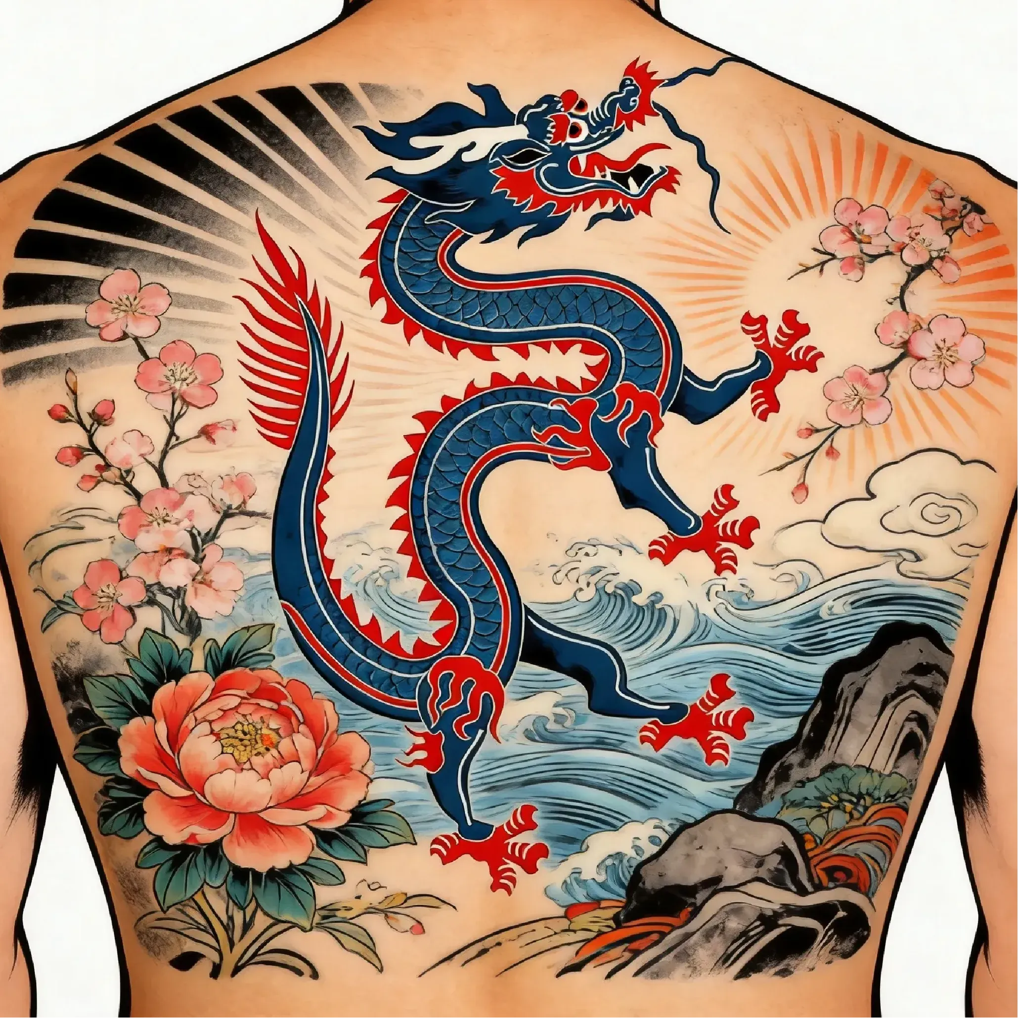 Japanese Style On The Back