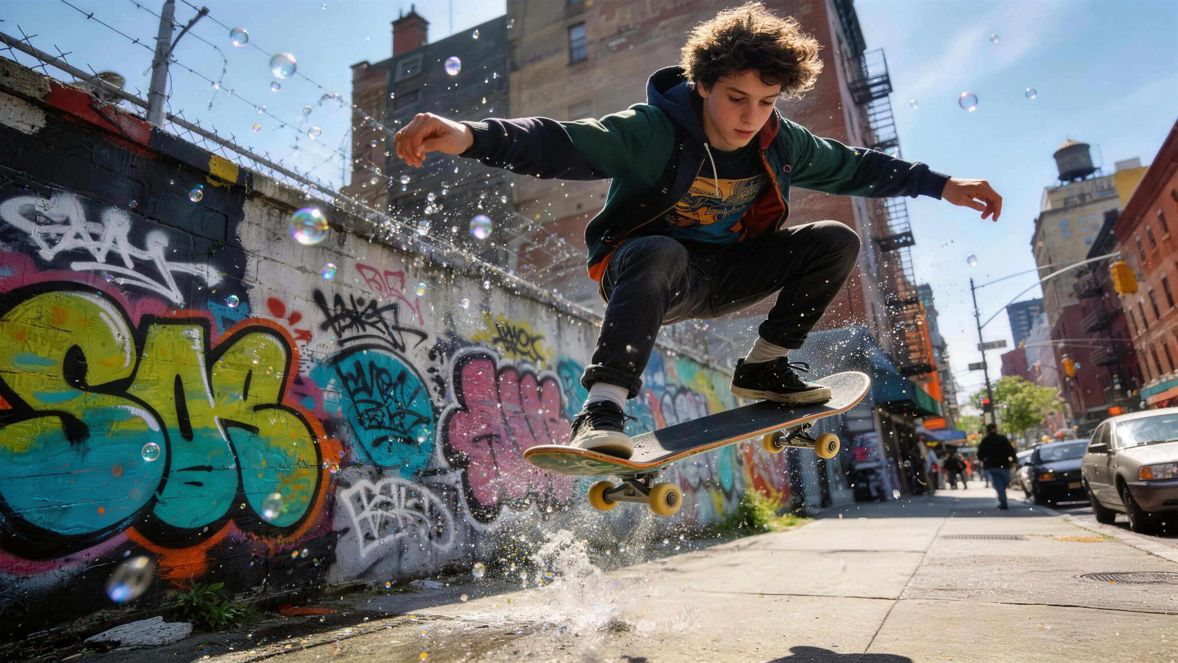 Skateboarding