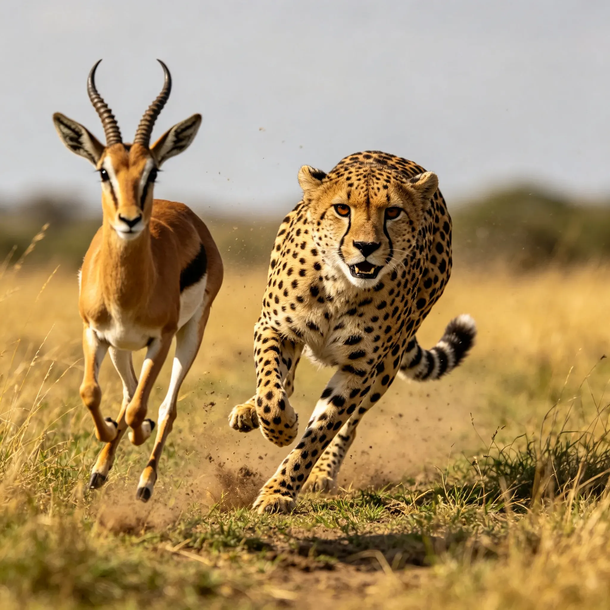 Cheetah Chasing