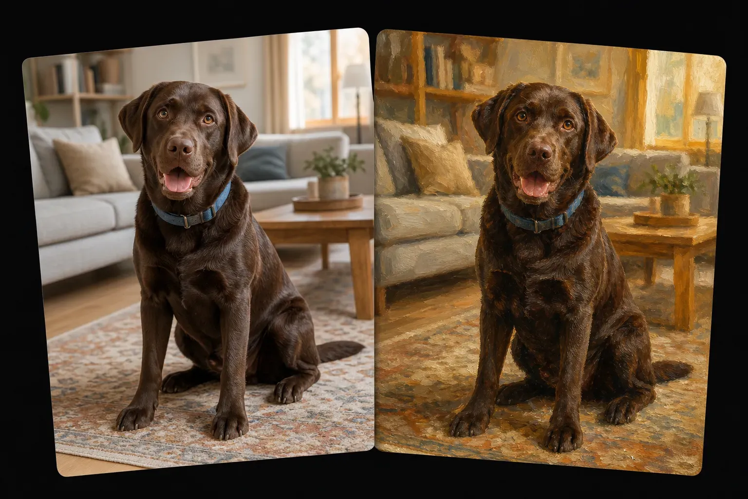 Common Limitations of AI Oil Painting Results