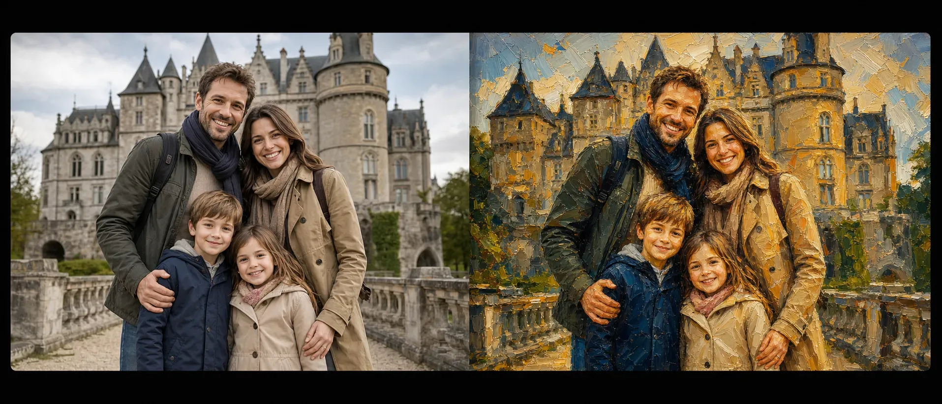 Convert Photos into Oil Painting AI Art