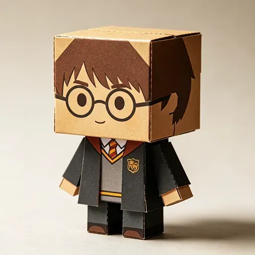 3D papercraft character