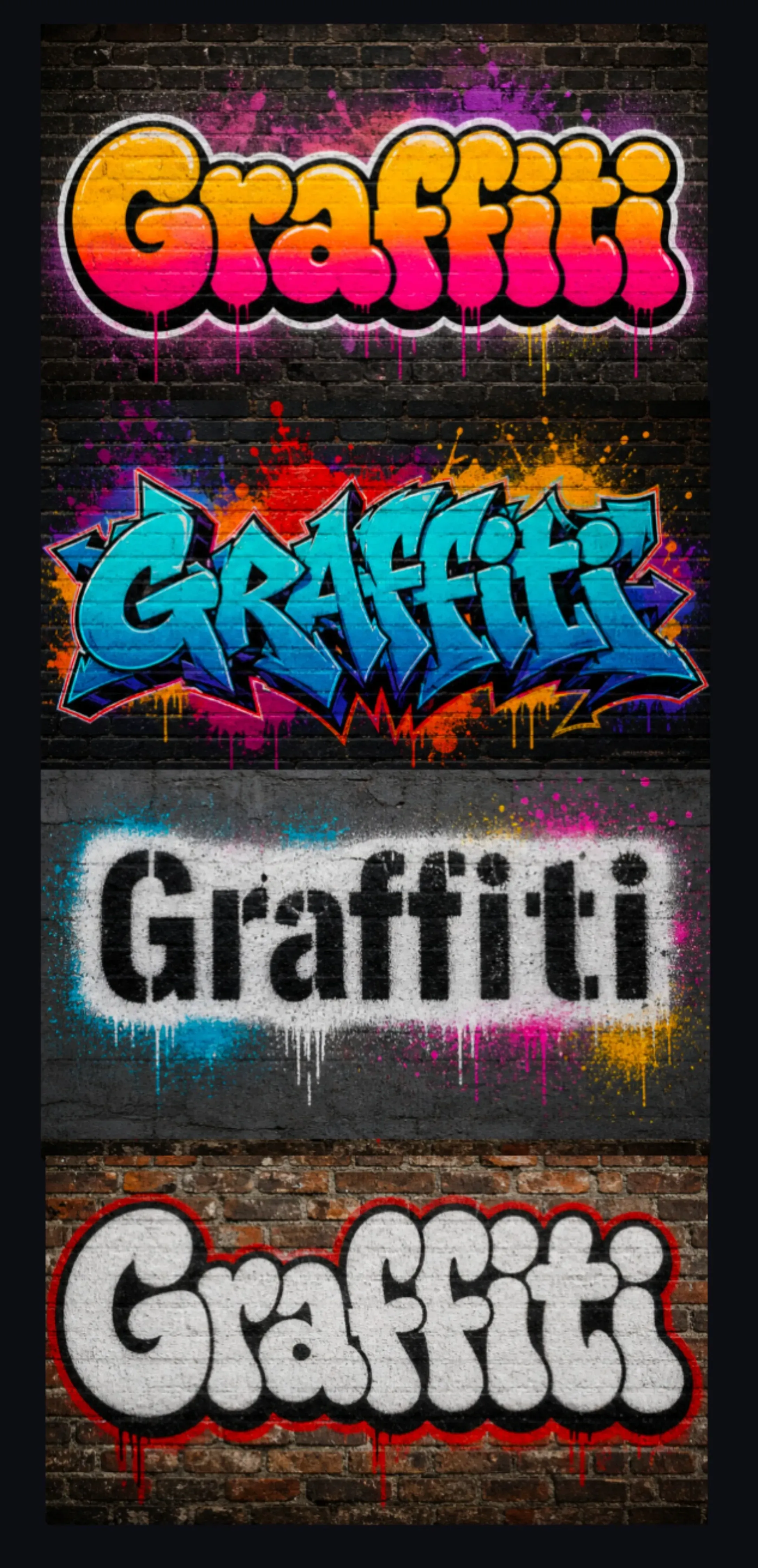 Real AI Graffiti Case: Style vs. Readability Benchmark