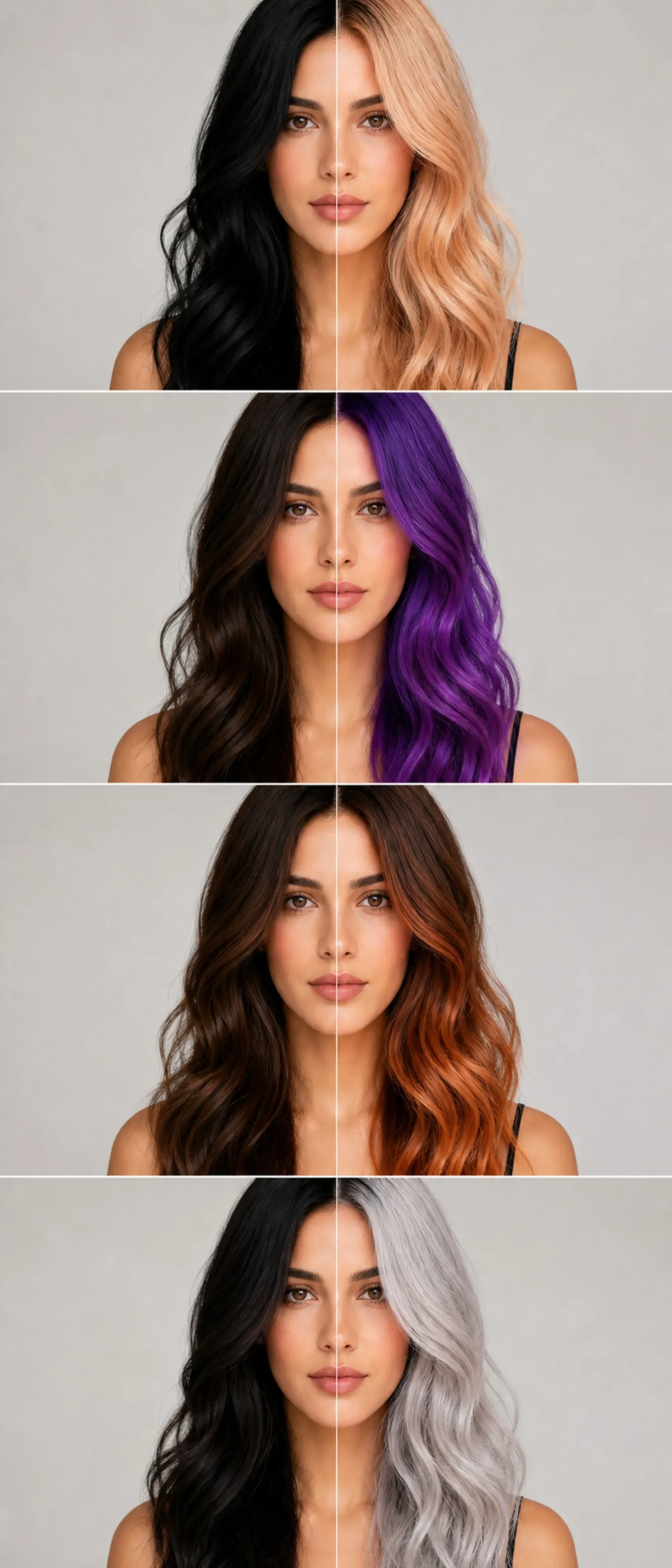 Real AI Hair Color Examples: Before and After Results