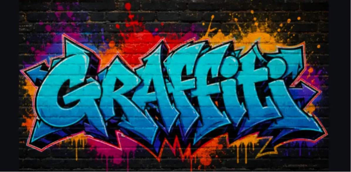 Wildstyle graffiti style