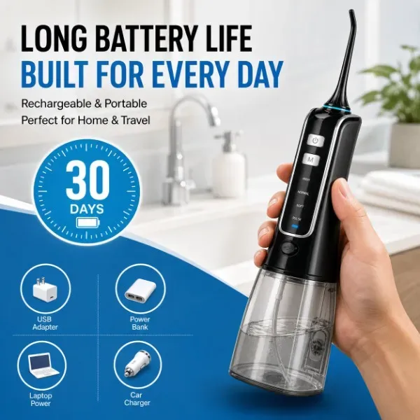 Water Flosser Series - Battery Life
