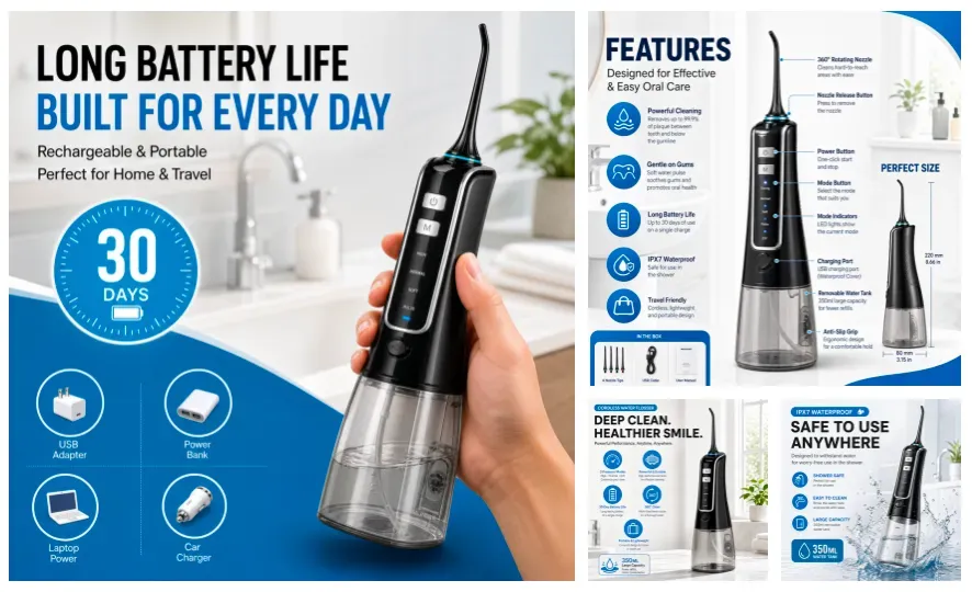 Create Feature Infographic Images for Product Benefits