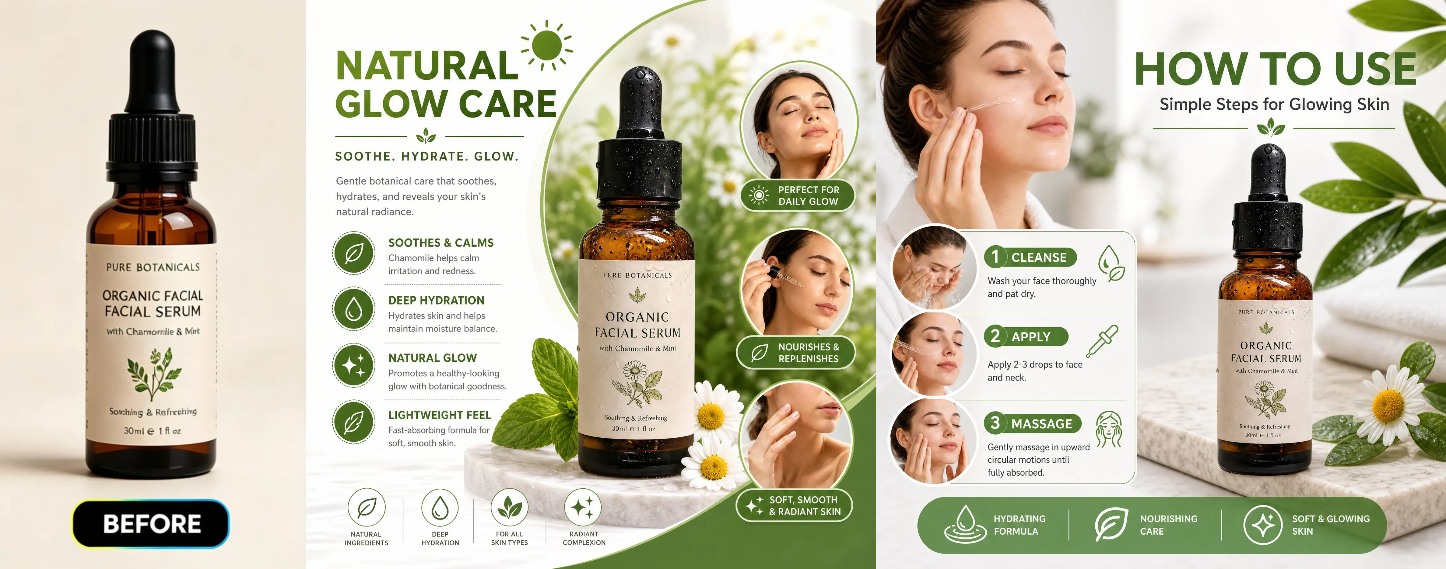 Examples created with Amazon Listing Product Image Generator across multiple product categories including electronics, beauty, fashion, home, and pet products