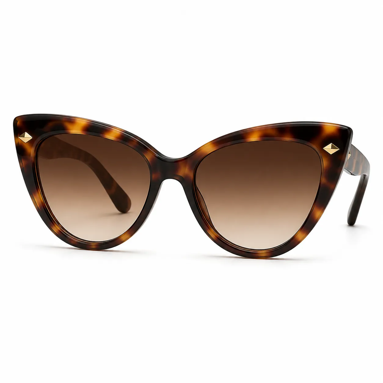 Tortoise cat eye sunglasses for online try on