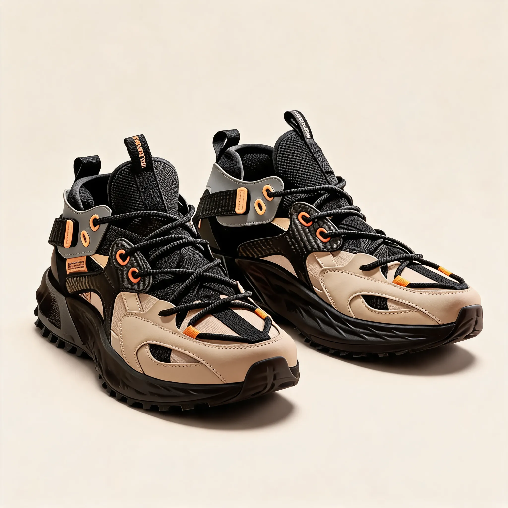 Side view profile product photograph of a dynamic running sneaker