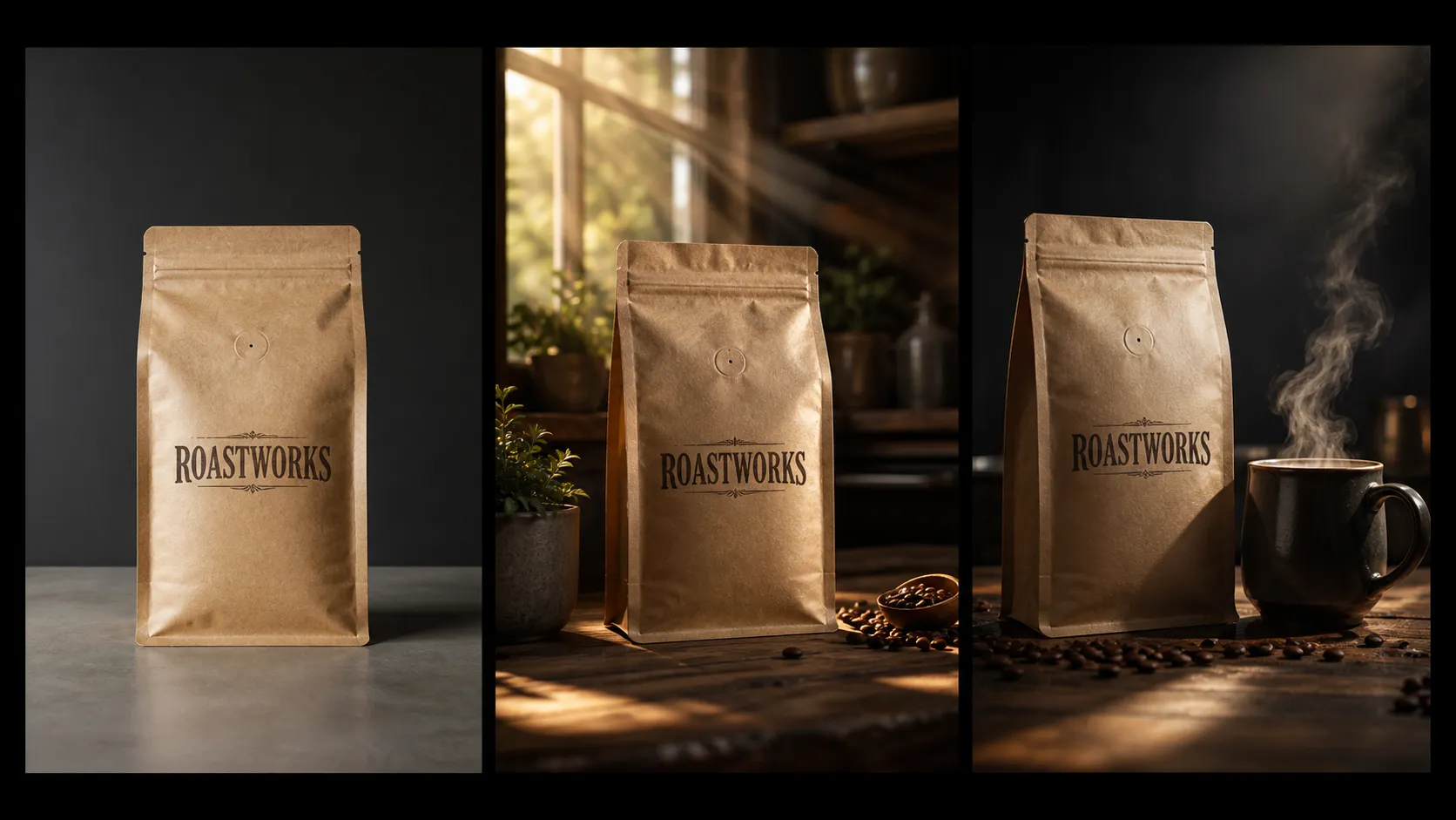 Three-panel sequence showing raw product photo, locked 2D marketing scene, and final SeeDance 2.5 video motion frame