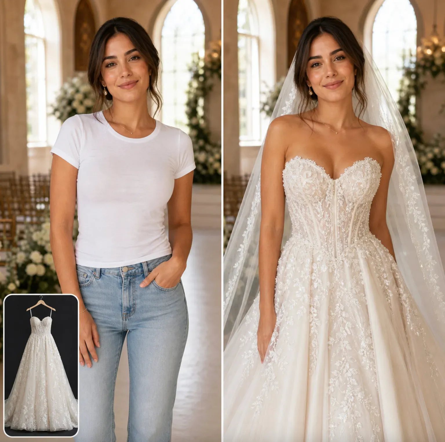 AI Wedding Dress Try On