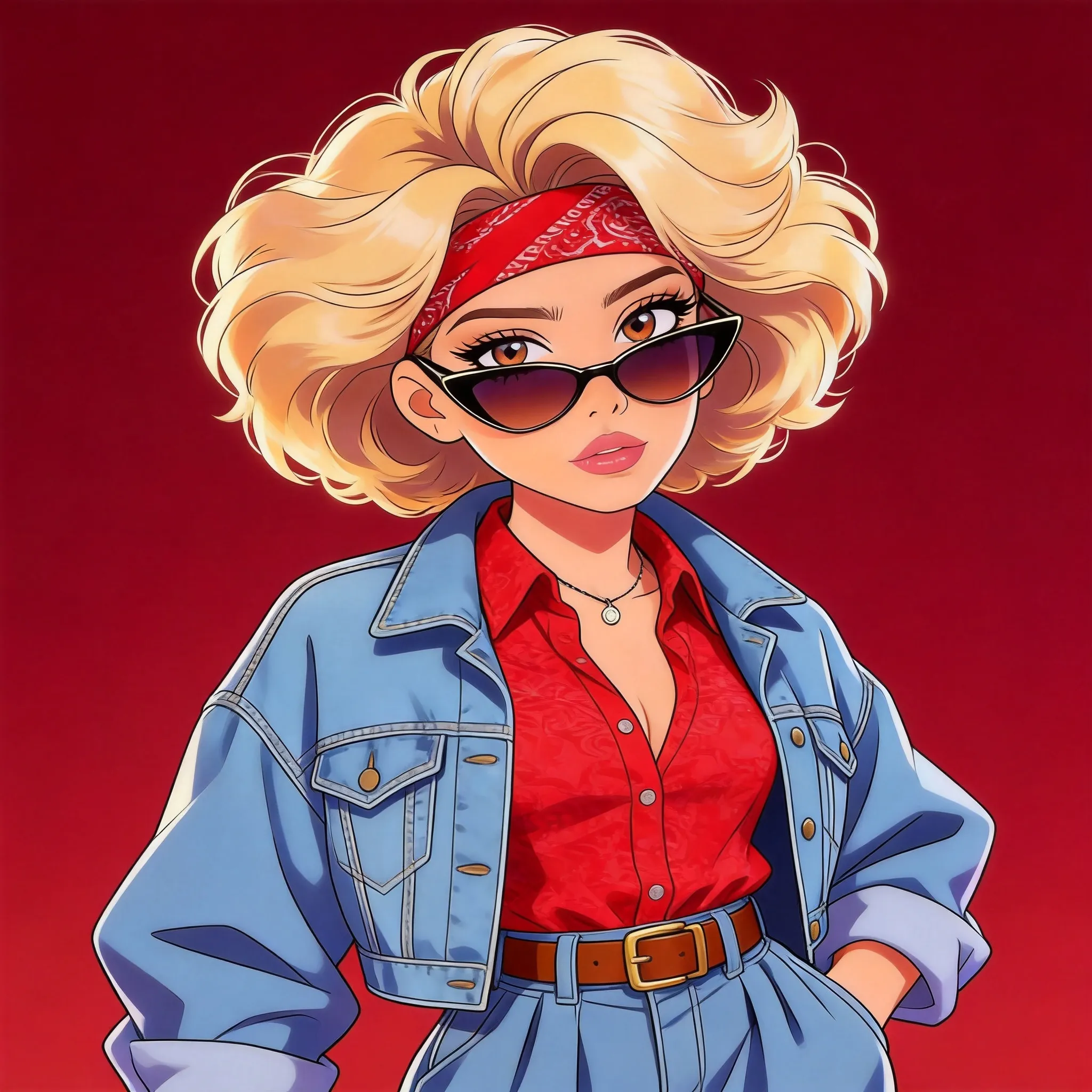 Turn my portrait into 80s Retro Style.