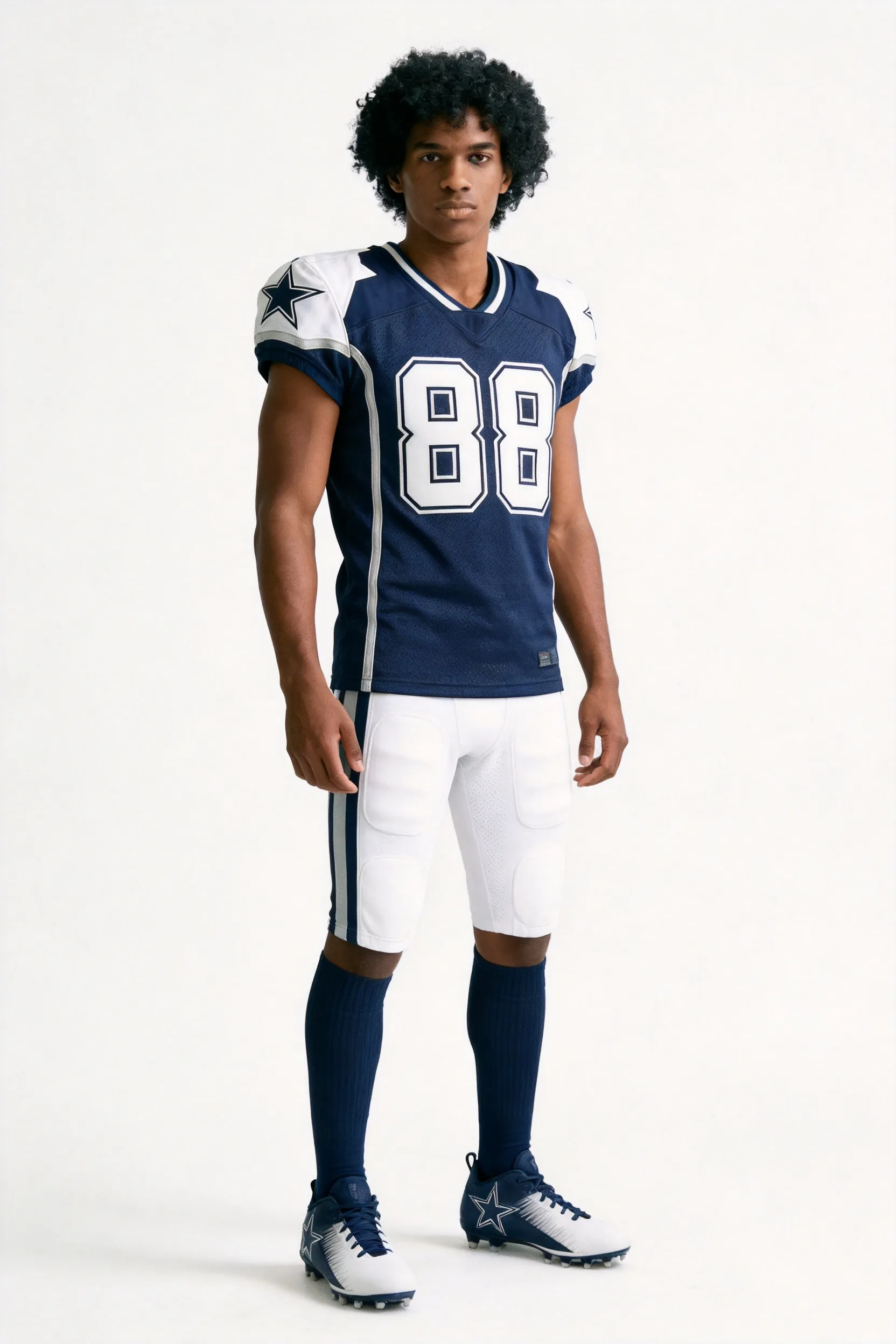 Dallas Cowboys inspired AI try-on result