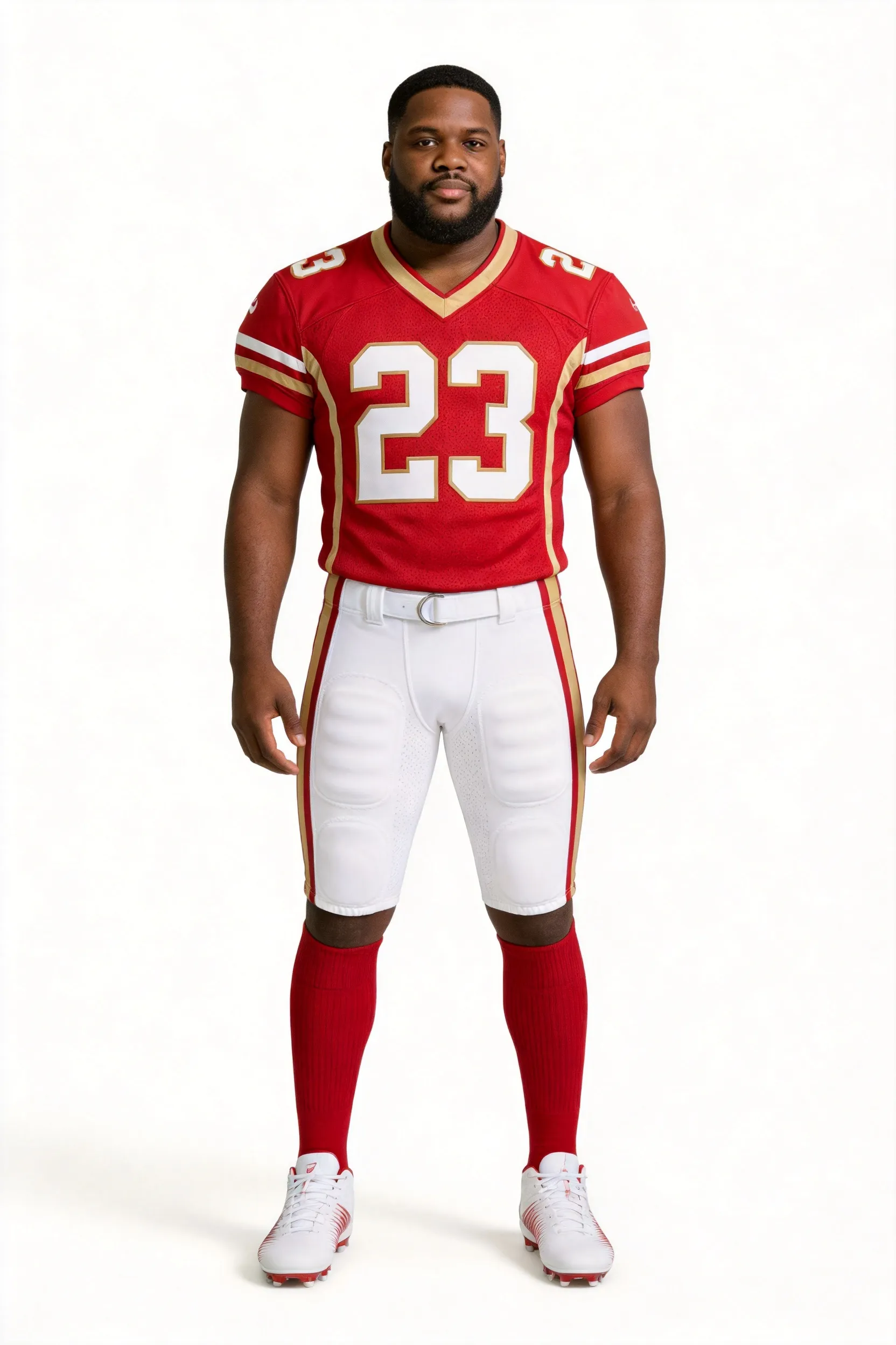 San Francisco 49ers inspired AI try-on result