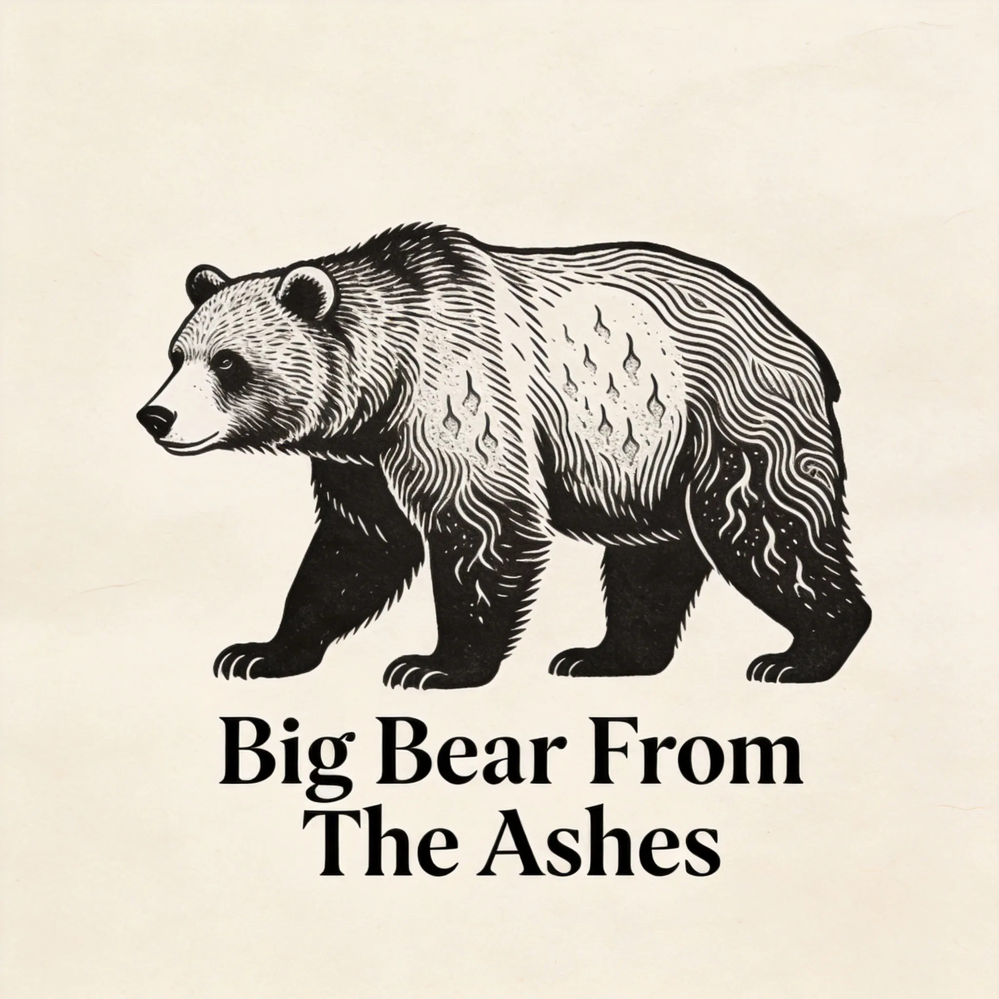Tattoo of Big Bear From The Ashes