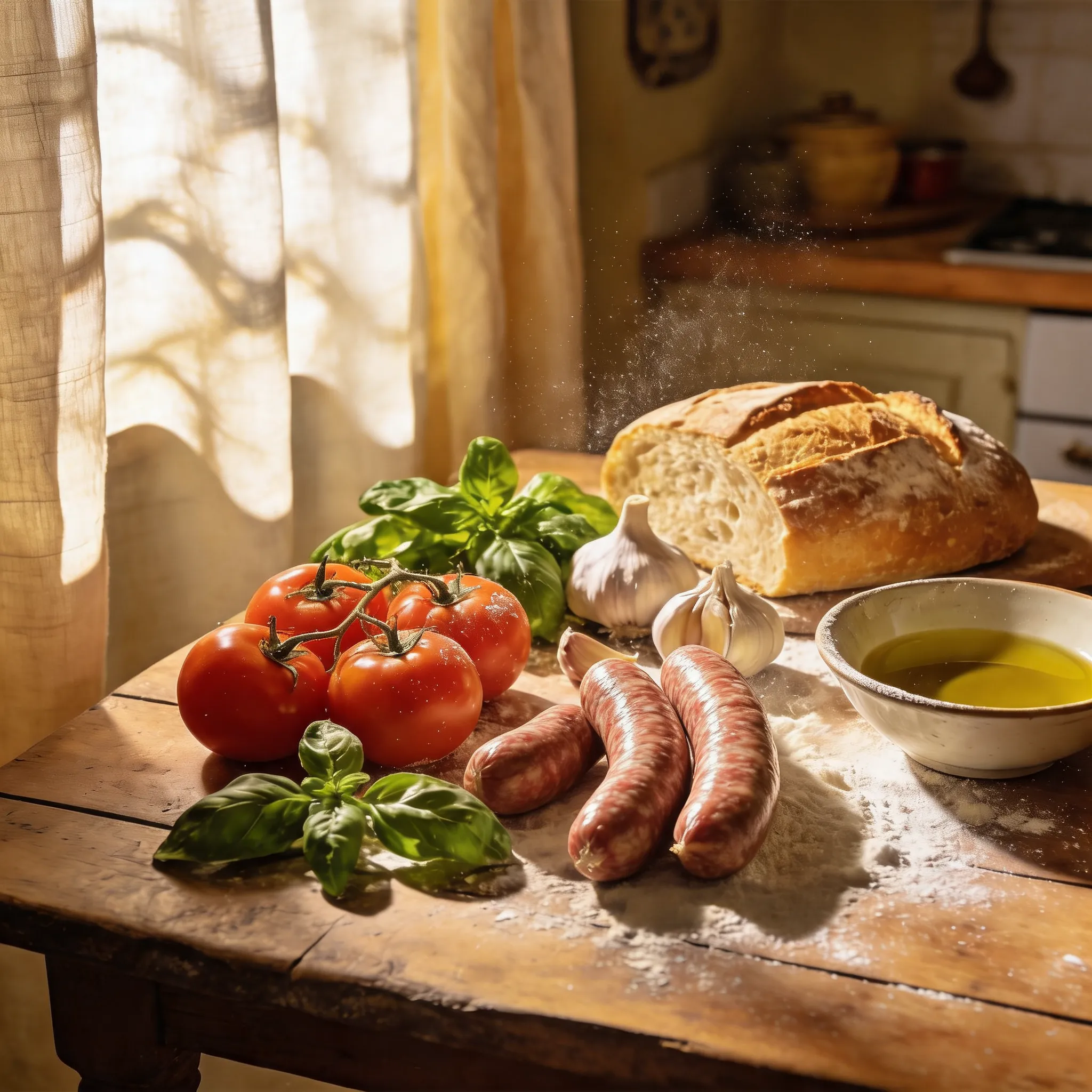 Add some sausages.