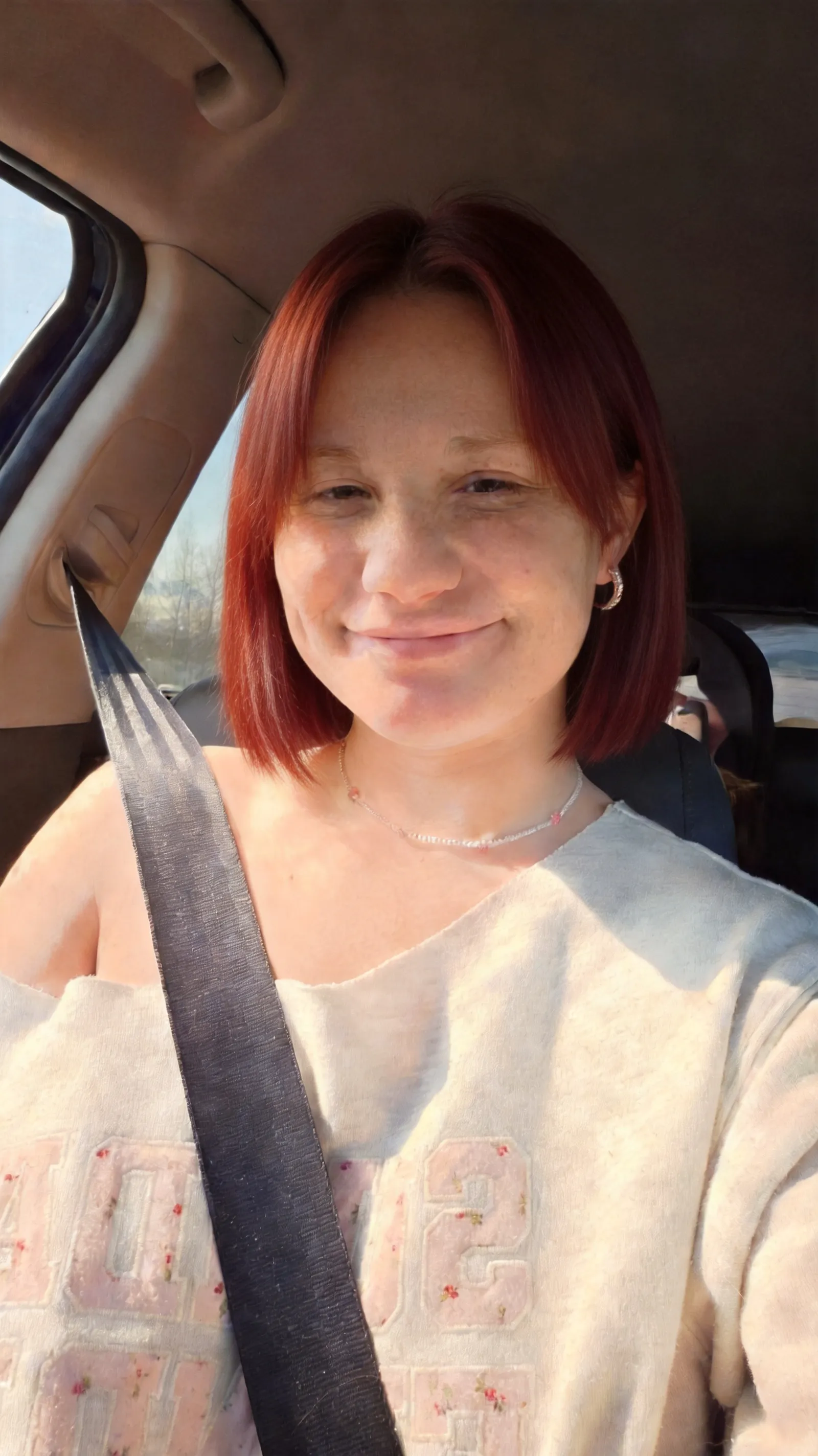 Change my hair color to a deep copper
