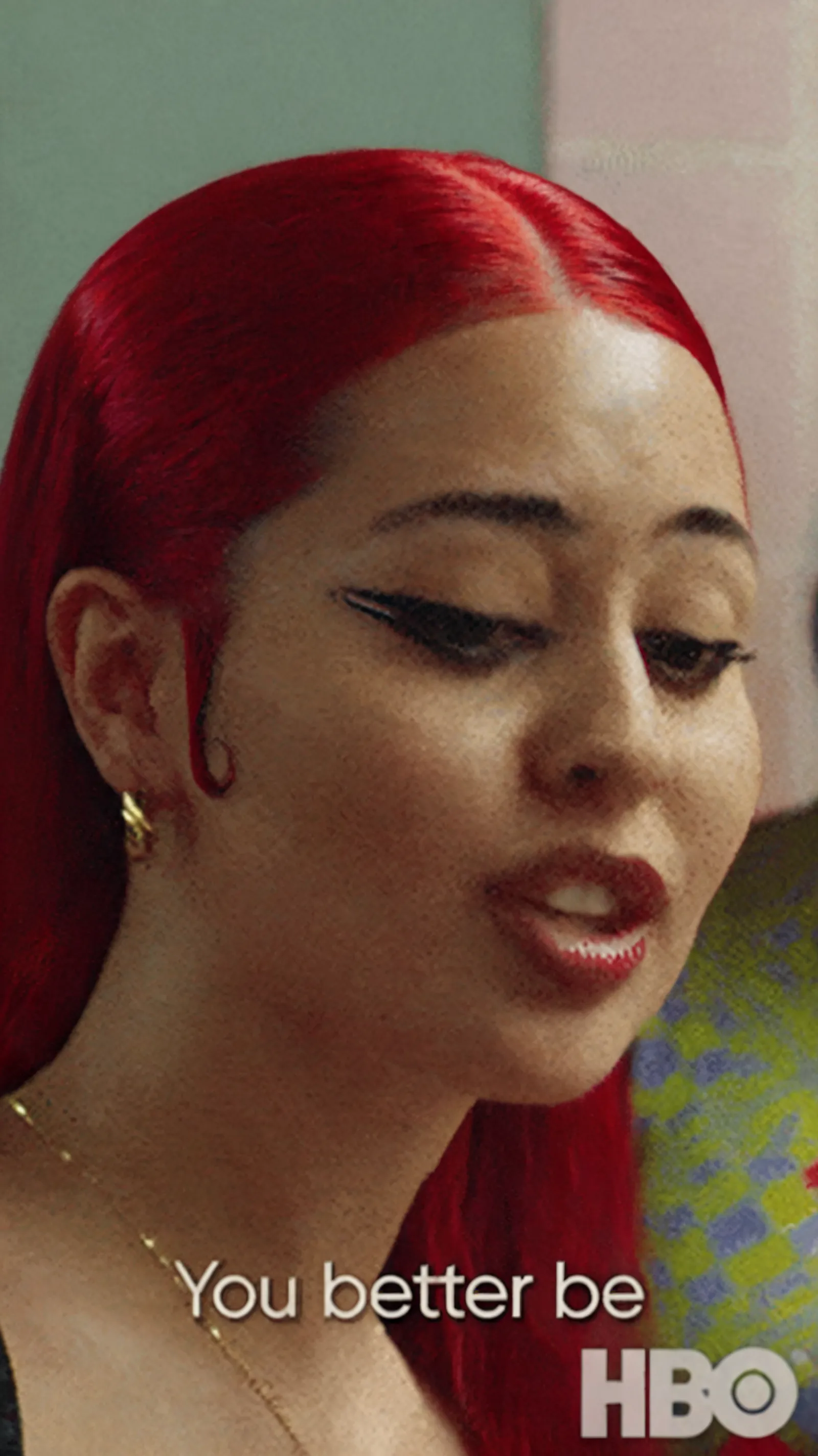 Change my hair color to red