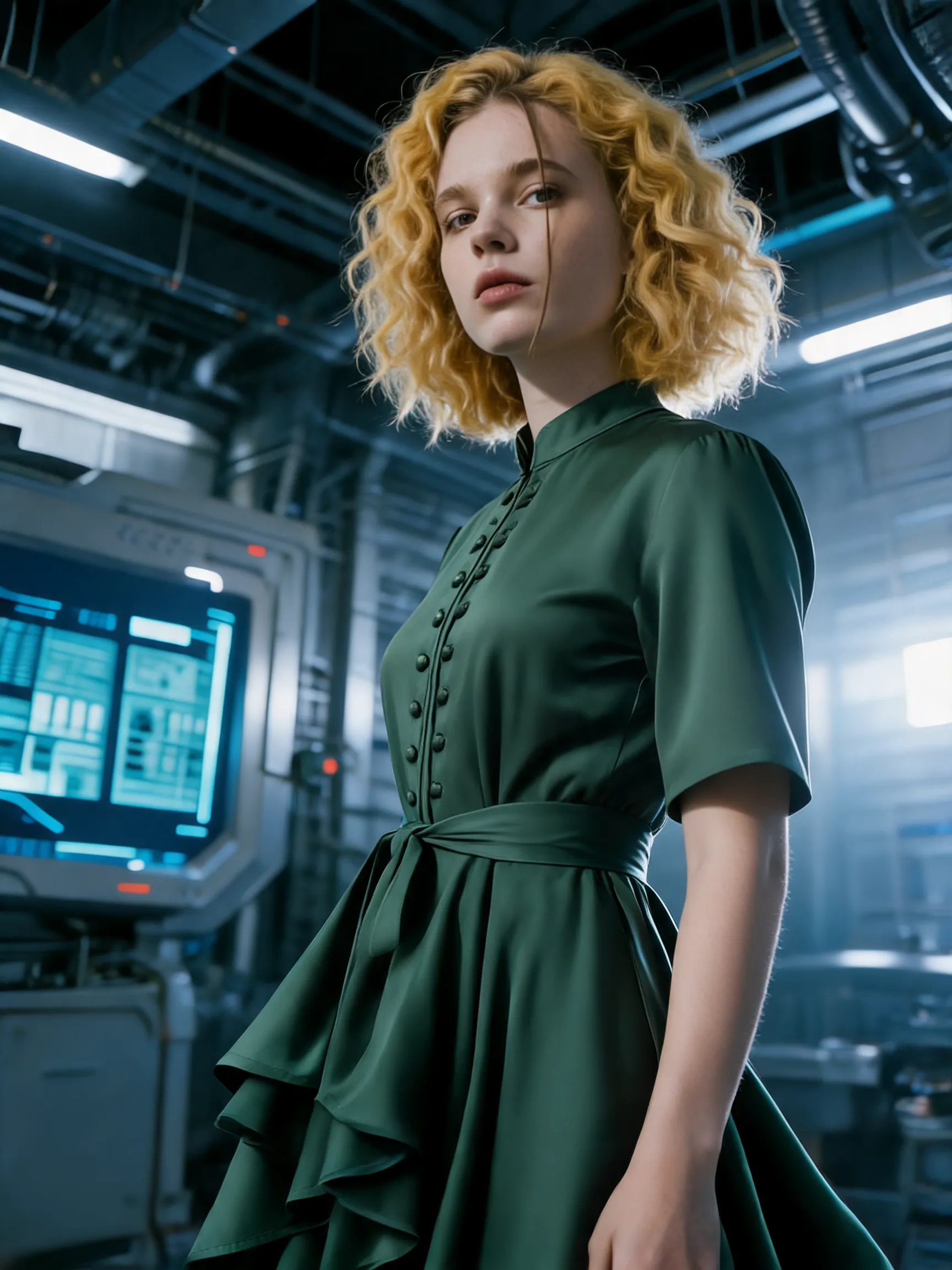 Try this dress on the person in the photo.