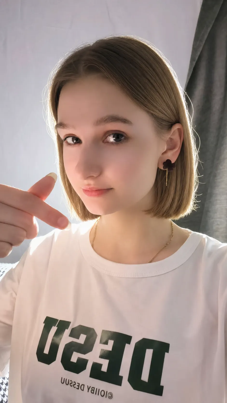 Change my hair style to Medium Bob.