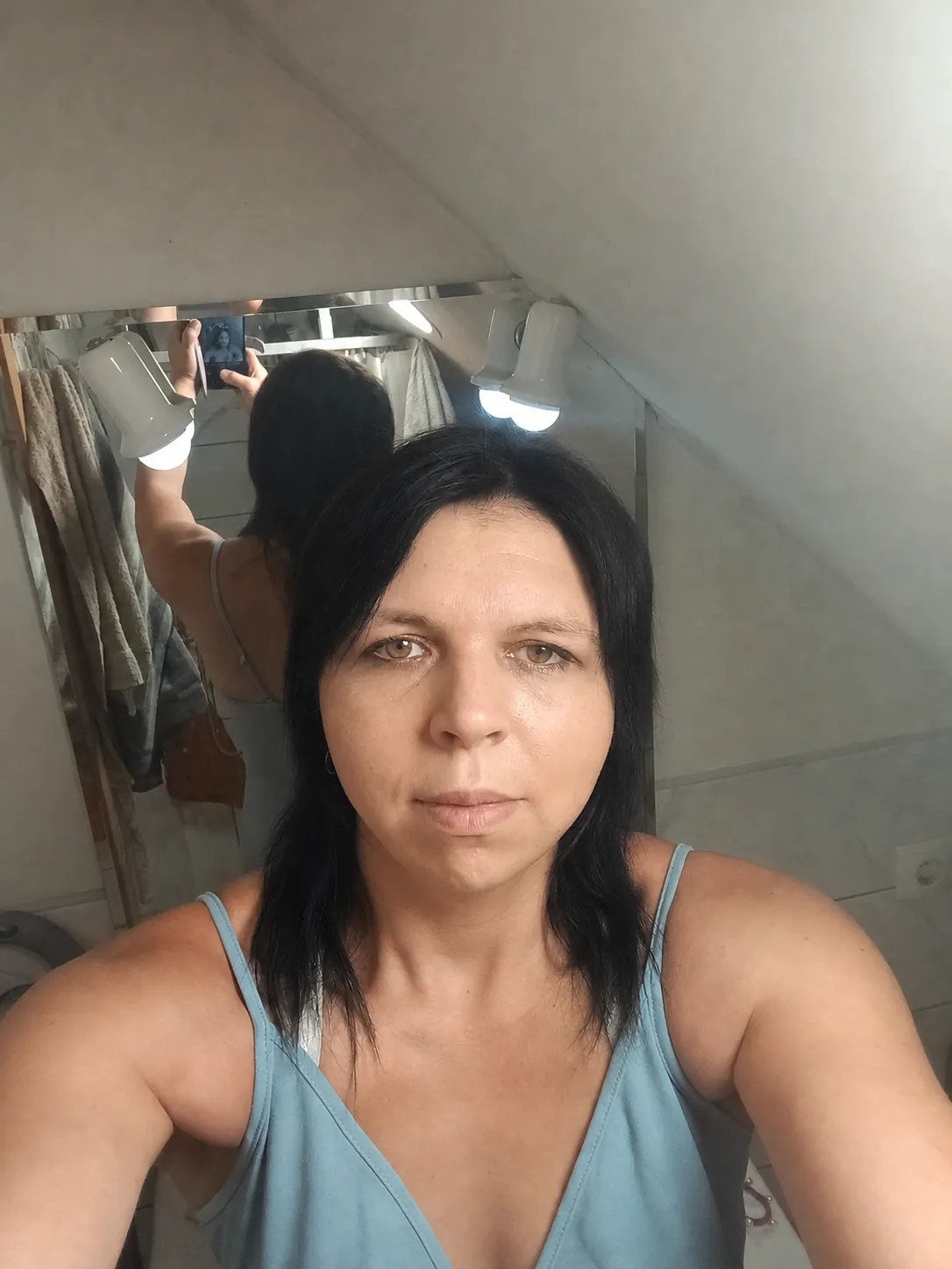 Change my hair color and hairstyle to Black Hair Color