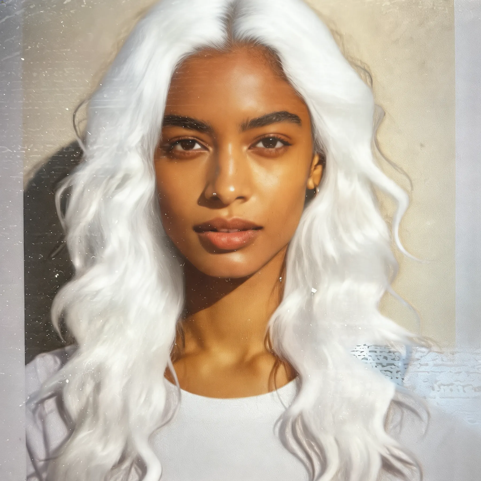 white hair