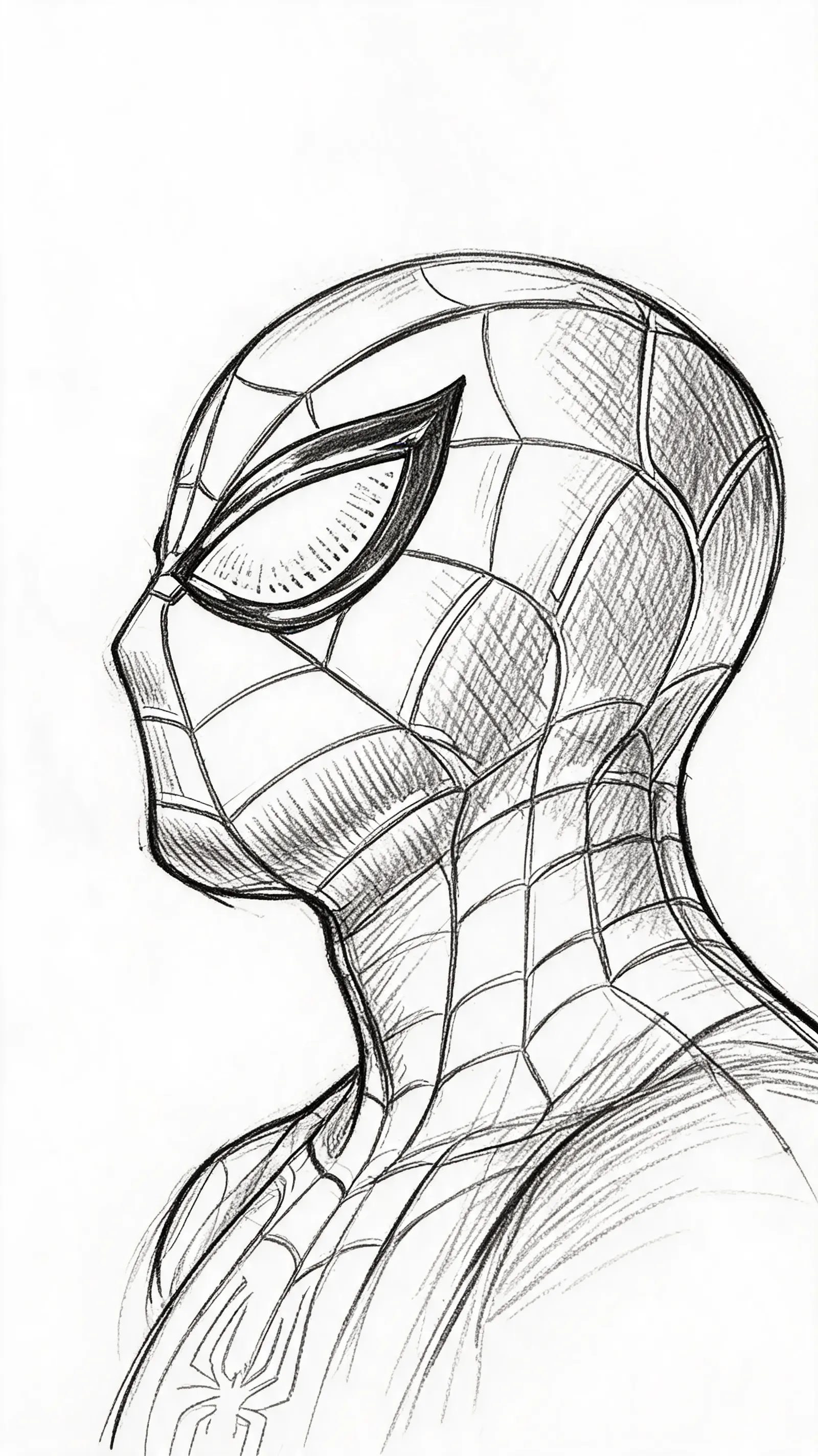 Recreate the uploaded portrait photo as a hyper-realistic line sketch. Focus the entire rendering on the face: use pencil lines of varying density, weight, and hatching to draw every shadow, highlight, and facial detail—there should be no soft, blended shading, only linework defining light and dark. Keep contour lines sharp and expressive, use layered cross-hatching to build volume and texture, and maintain the character’s exact likeness and expression. The rest of the portrait and background should be simple and unobtrusive, so all attention stays on the linework of the face. Hand-drawn, authentic pencil sketch texture, high detail, pure black and white, no distortion.