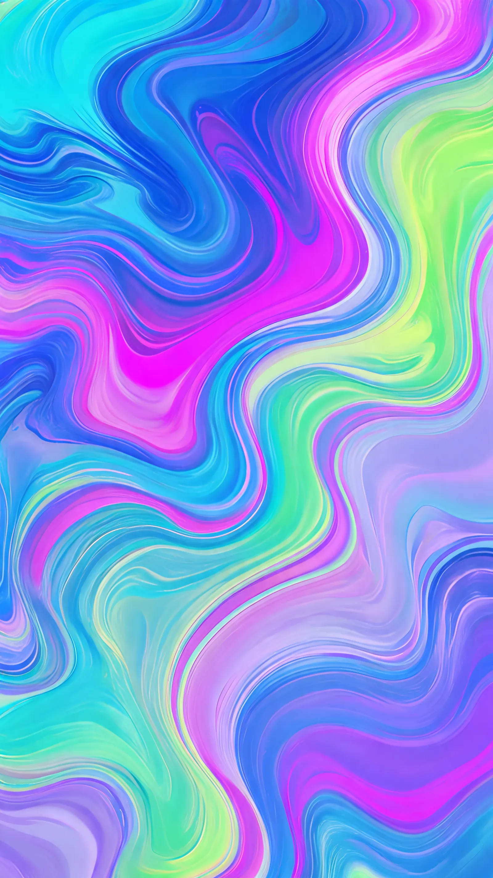 Create a vibrant abstract wallpaper with swirling colors and fluid patterns.