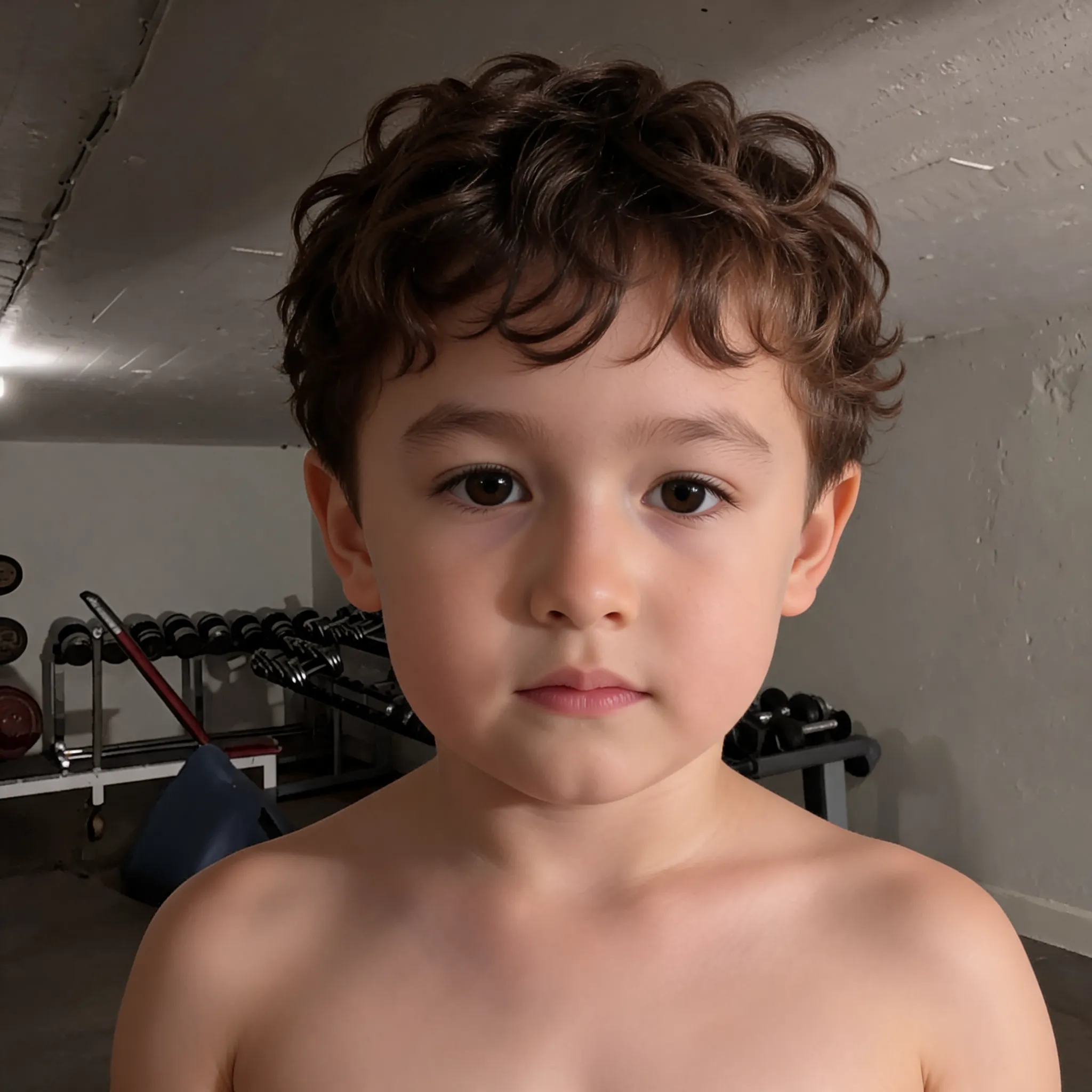 Generate the photo of me at 5 years old.
