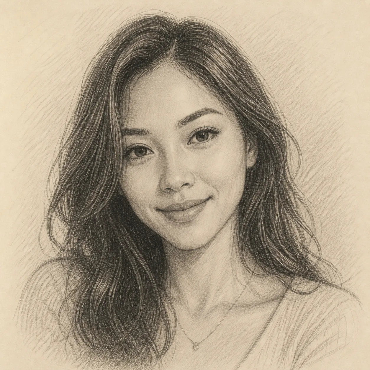Create an imagined soulmate sketch for me.