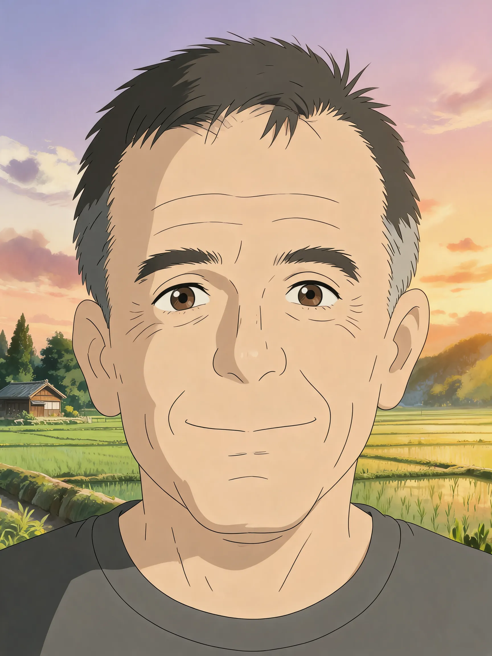 Turn my portrait into Ghibli Style.