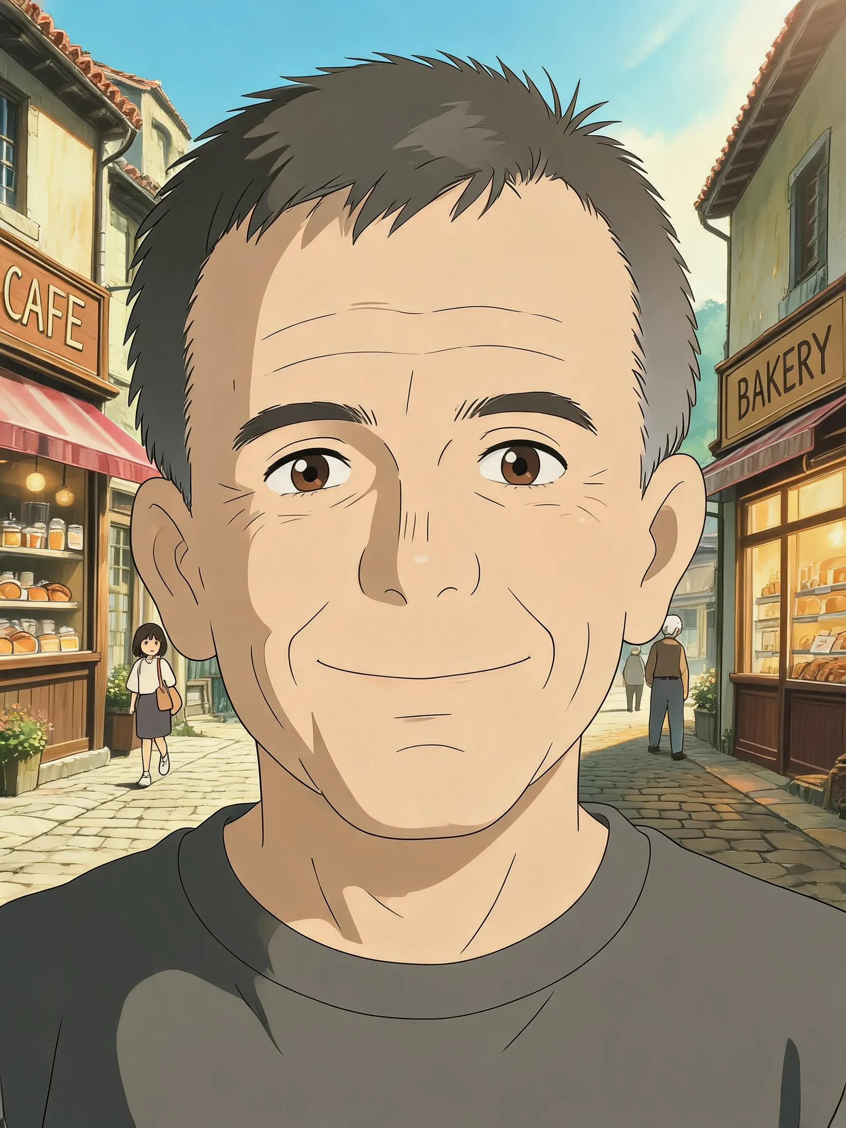Turn my portrait into Ghibli Style.