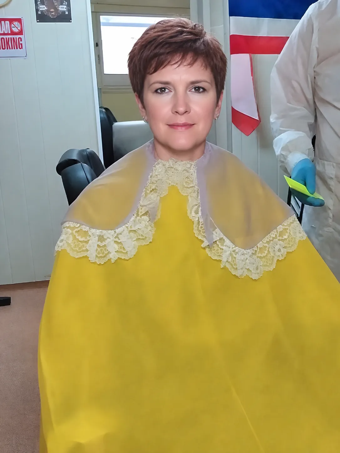 Change my hair style to Pixie.