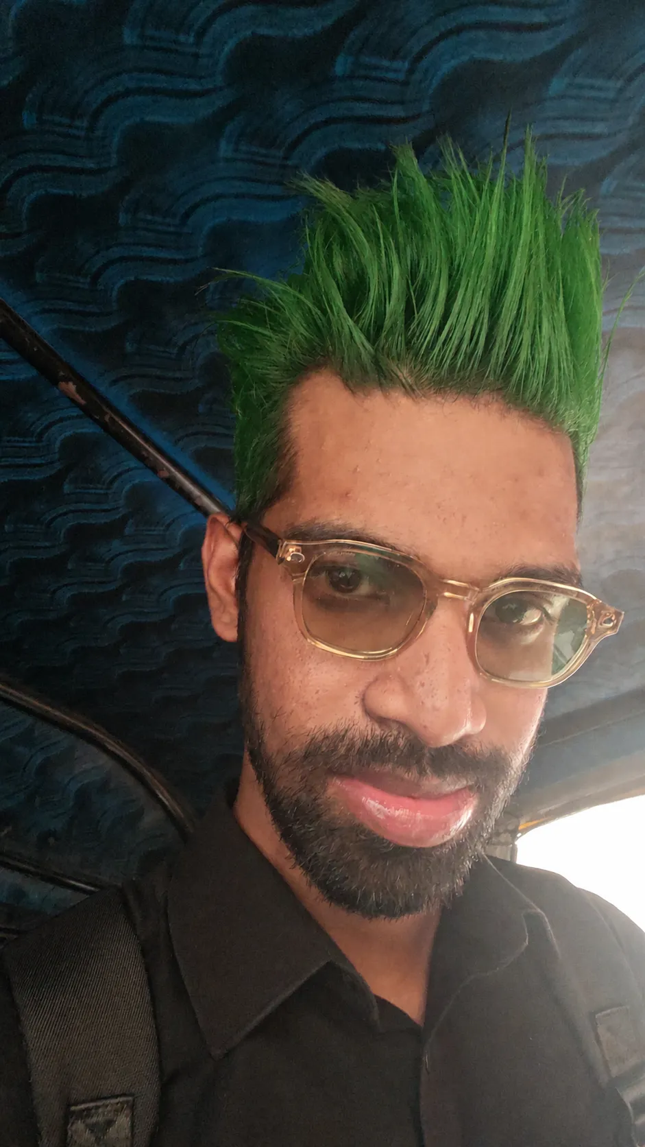 Change my hair color to green