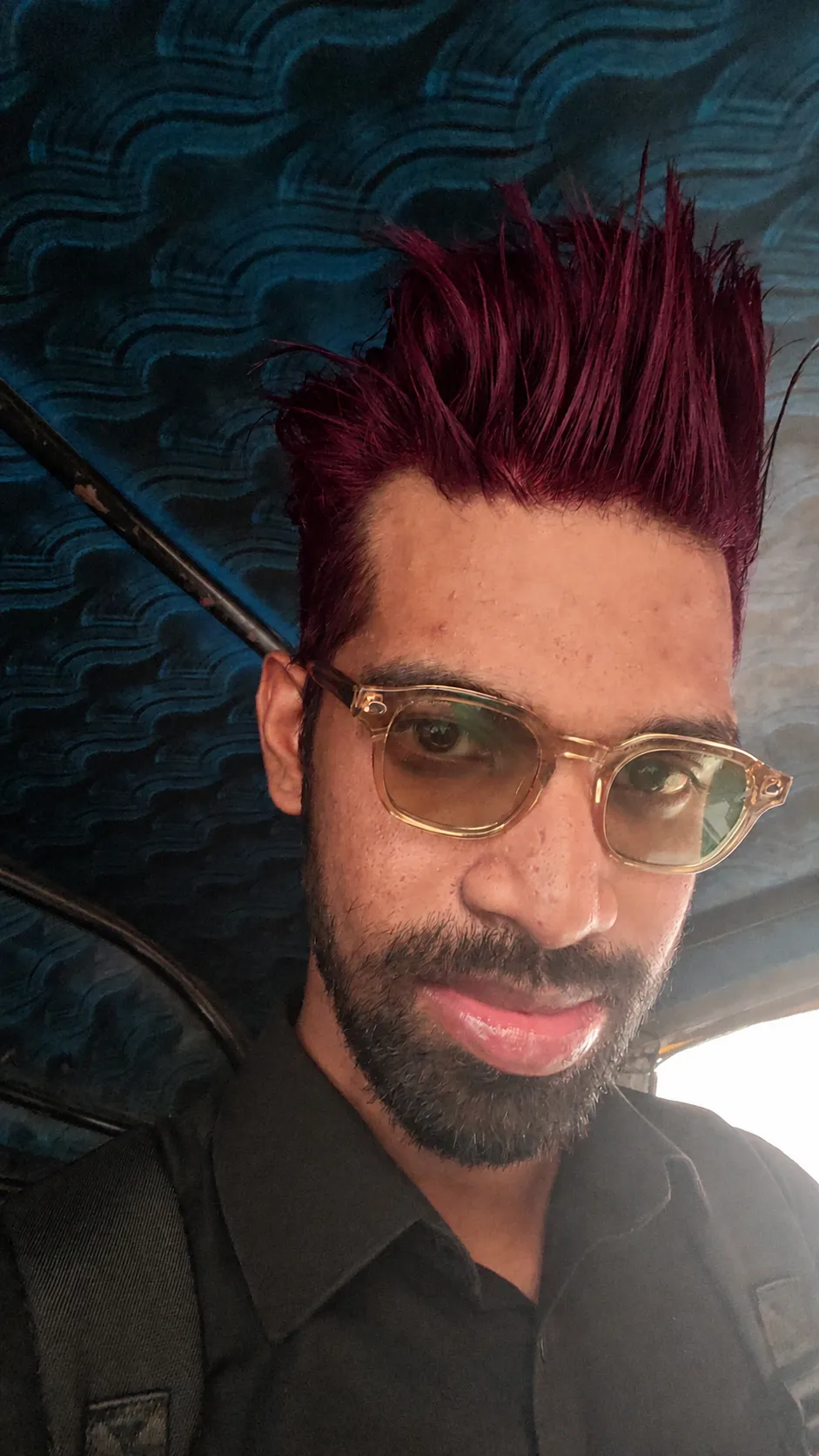 Change my hair color to wine colour