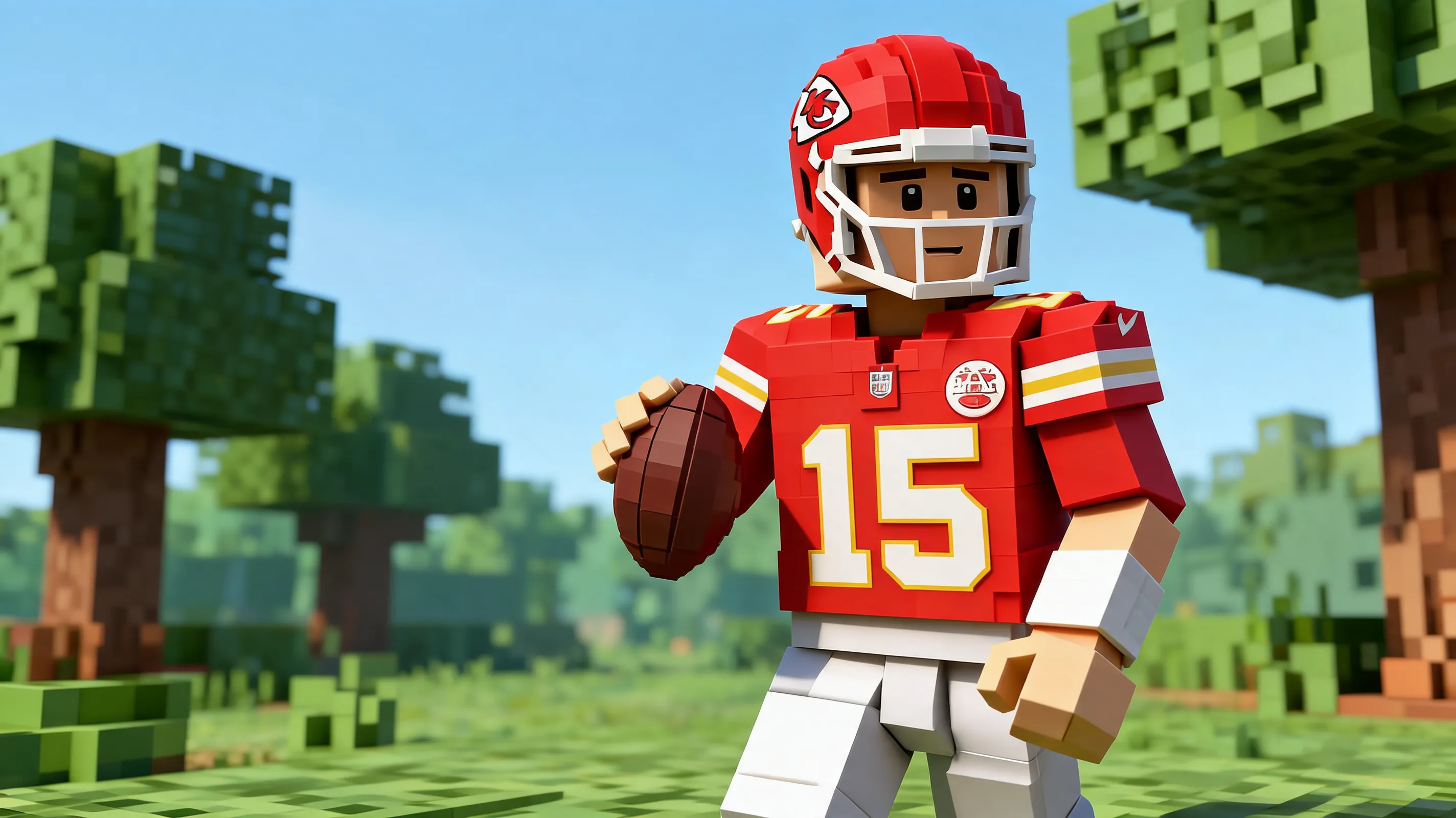 Generate a character with Roblox Style.