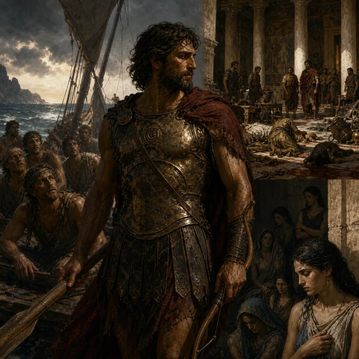 The Odyssey is often read as a tale of perseverance, yet it includes brutal violence, deception, and slavery. Write a philosophical reflection: Is Odysseus’s morality consistent with modern ethical standards? Should we admire him, or are we meant to feel ambivalent? Ground your argument in his treatment of his crew, the suitors, and the slave women.