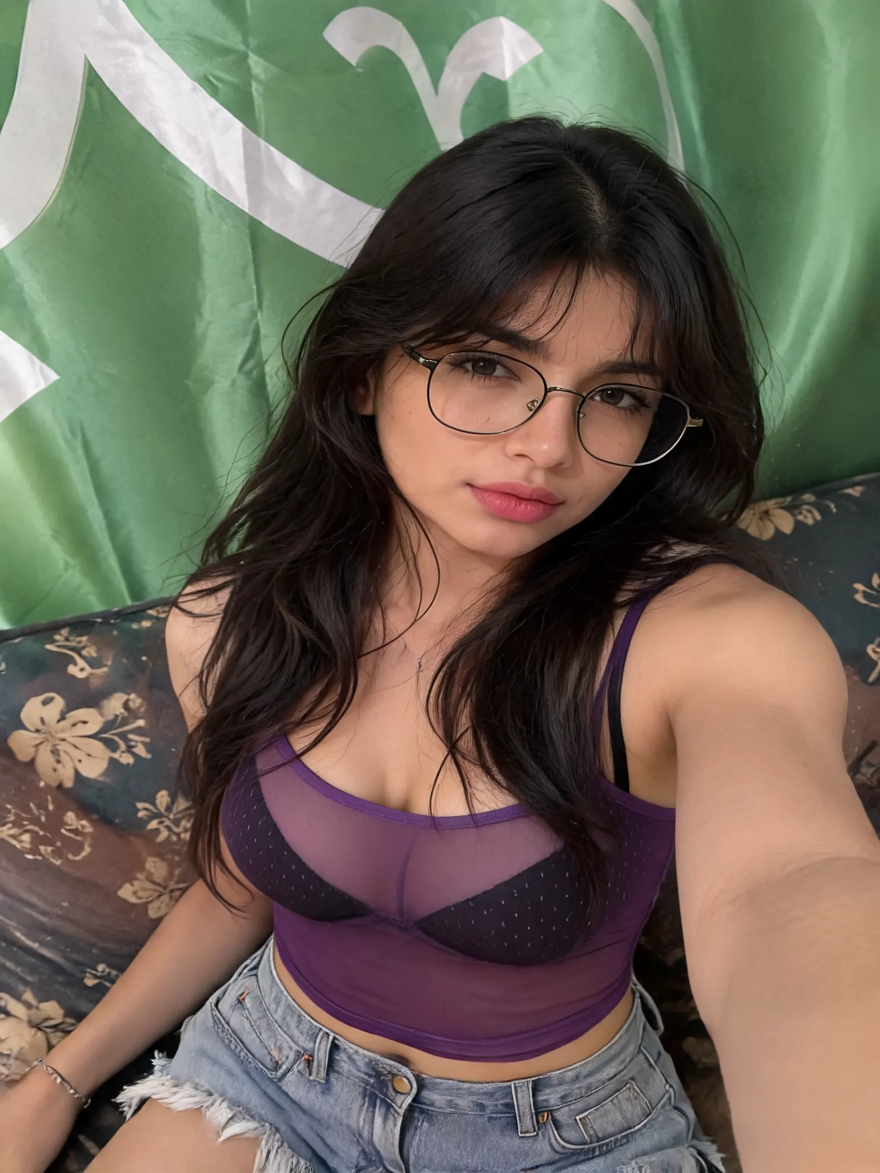 Try this clothing item on the person in the photo.