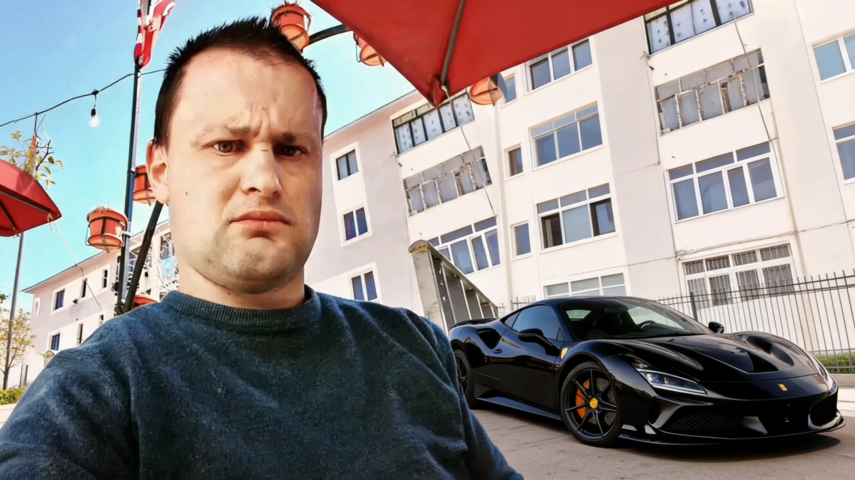 I need a photo with luxury car like this.