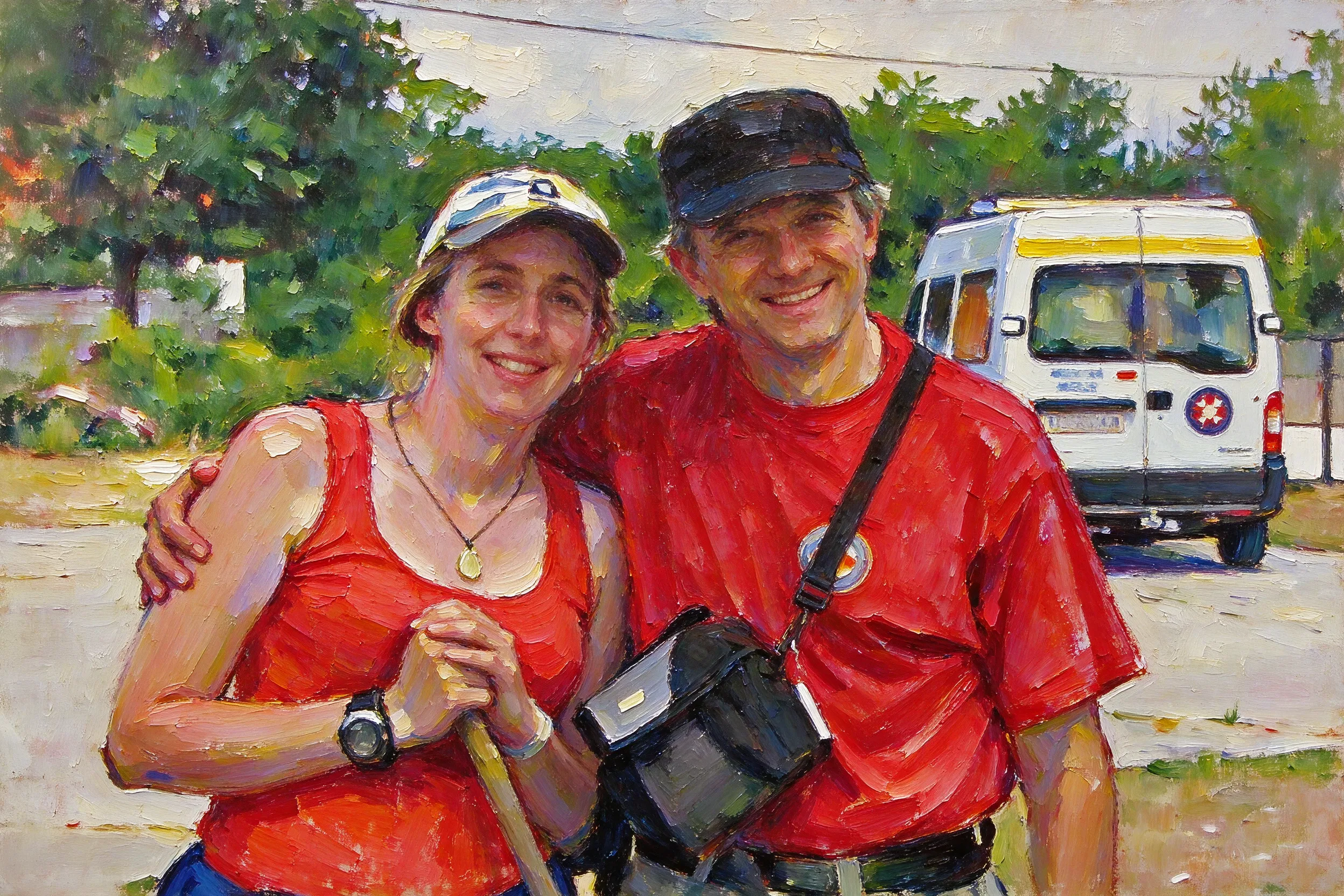 Transform this portrait into a high-end, heavily textured palette-knife abstract oil painting. Reinterpret the source subject not as a photo, but through bold masses of thick, layered impasto paint and energetic color-block collisions. The brushstrokes must be incredibly distinct and chaotic, with raw, scraped edges defining the silhouette cues and emotional energy. While fine facial details are gone, the core posture, emotional tone, and spiritual essence must remain perceptible through the massive paint movement. Render the background with the same thick, painterly language to create a unified, visually heavy, and emotionally charged abstract masterpiece.