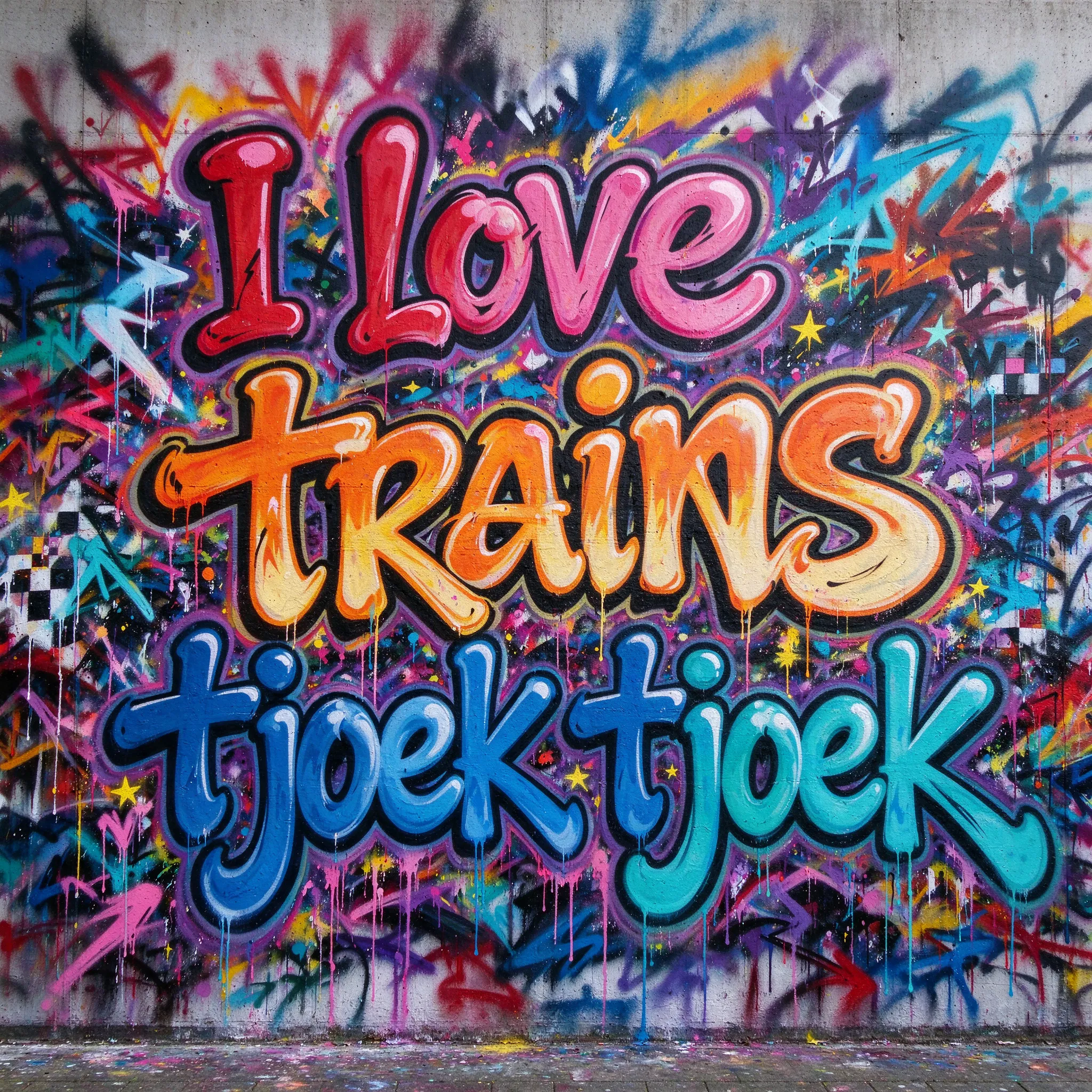 I love trains tjoek tjoek
