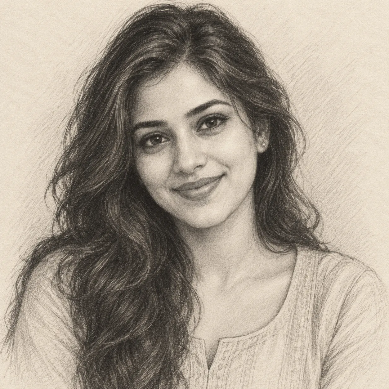 Create an imagined soulmate sketch for me.