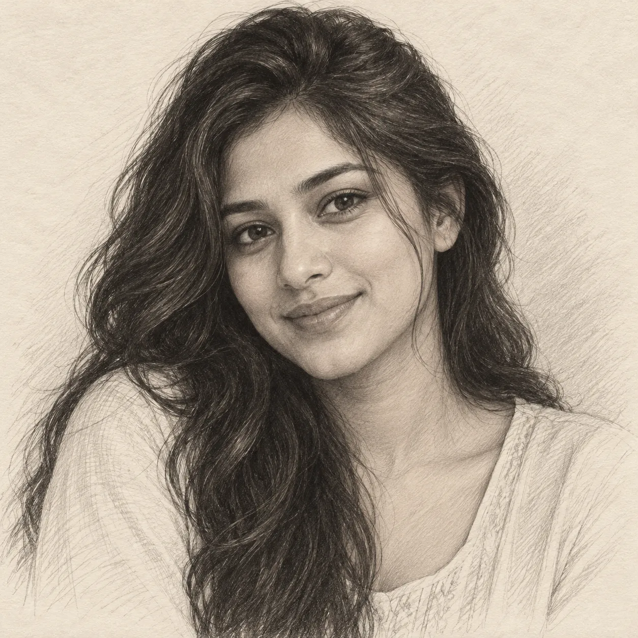 Create an imagined soulmate sketch for me.