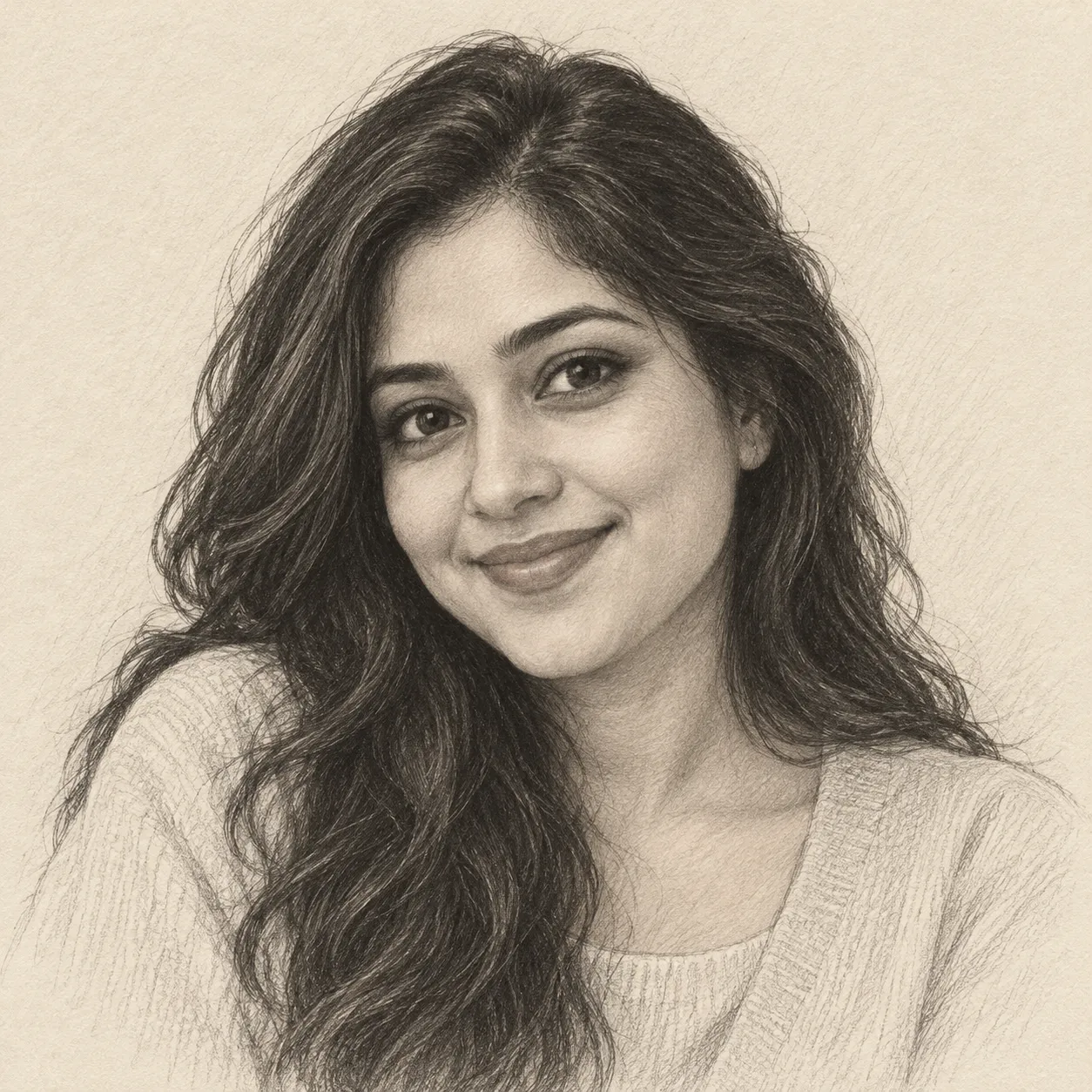 Create an imagined soulmate sketch for me.